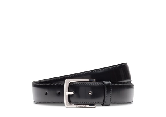 Church's Square buckle belt Polished Binder Leather Black