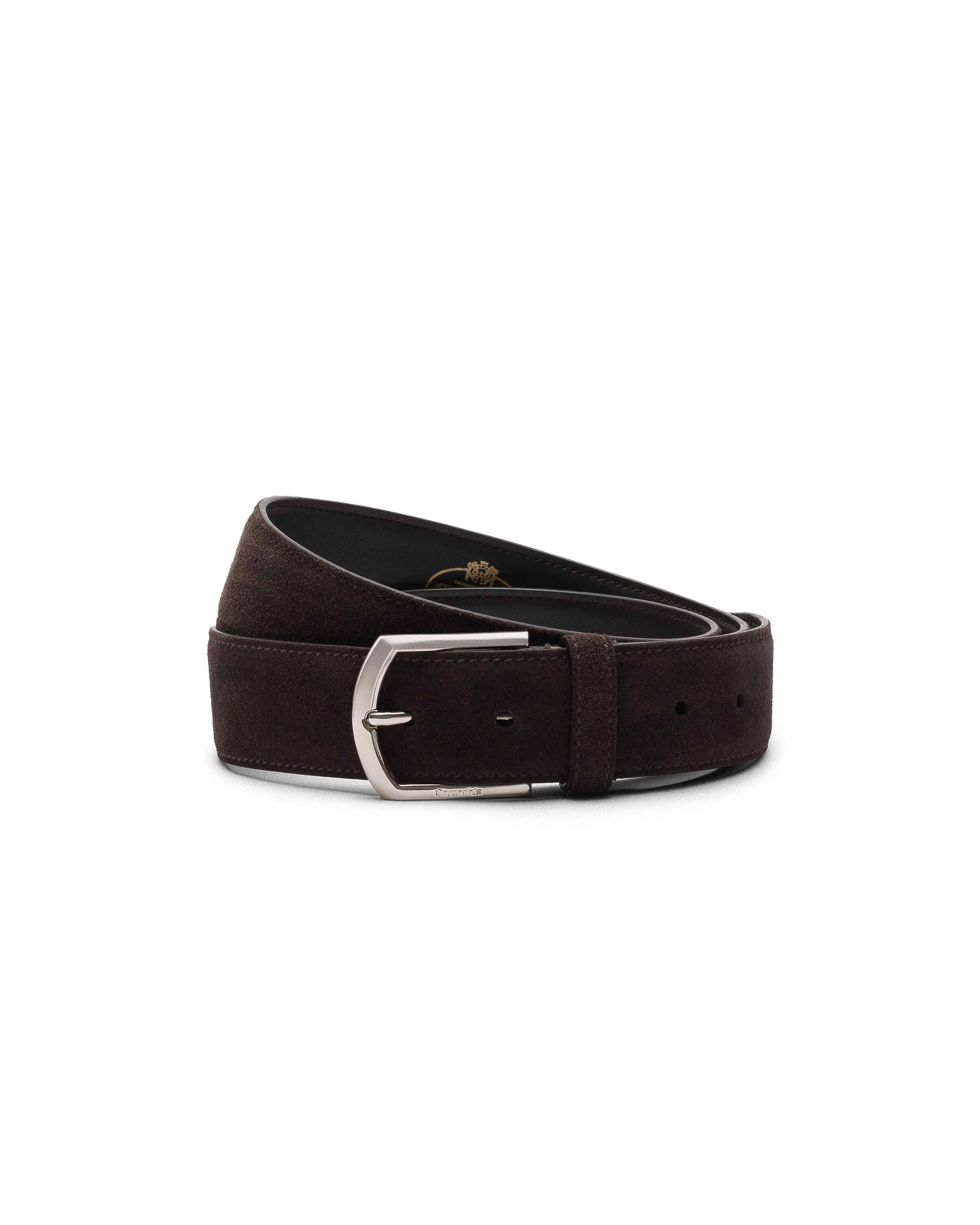 Church Suede Belt, Man, Brown, Size 90