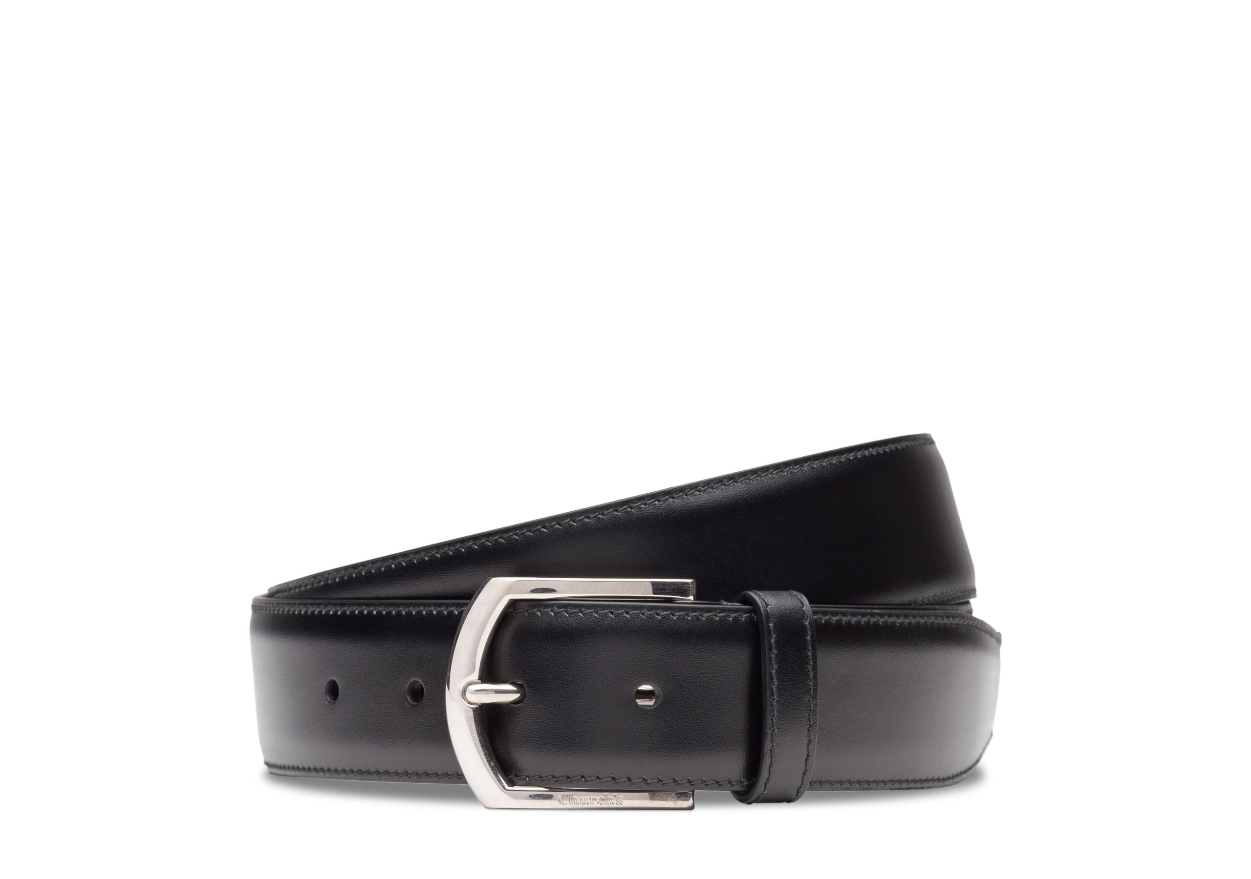 Classic buckle belt Church's Cuir de veau Noir