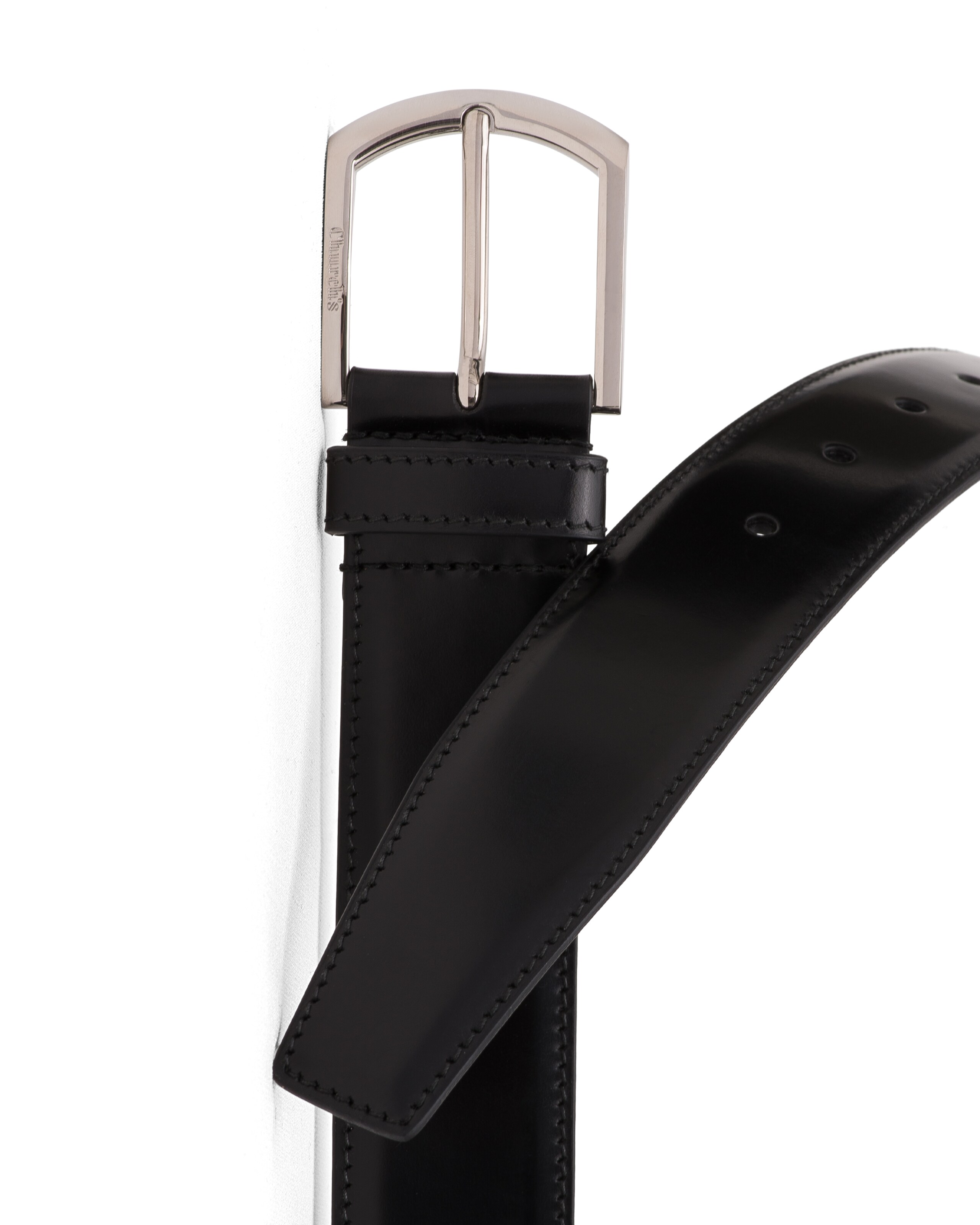 Classic buckle belt Church's Polished Binder Black