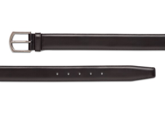 Church's Classic buckle belt Polished Binder Light ebony