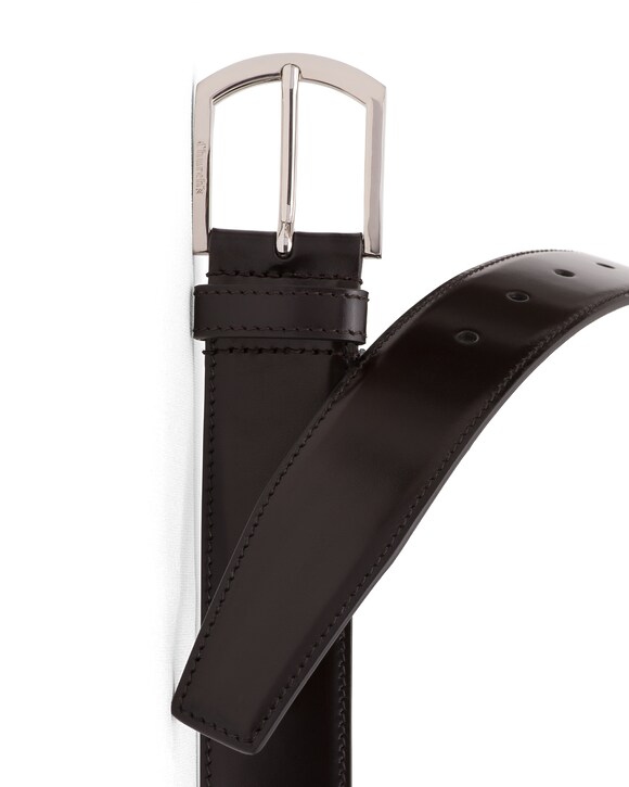 Church's Classic buckle belt Polished Binder Light ebony