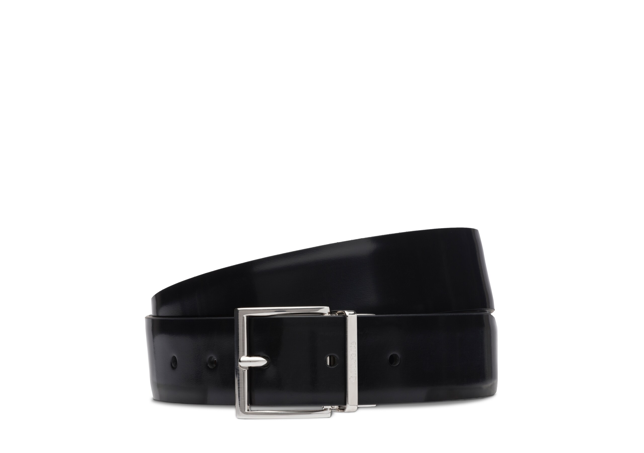 Reversible facet buckle belt Church's Polished Binder Black