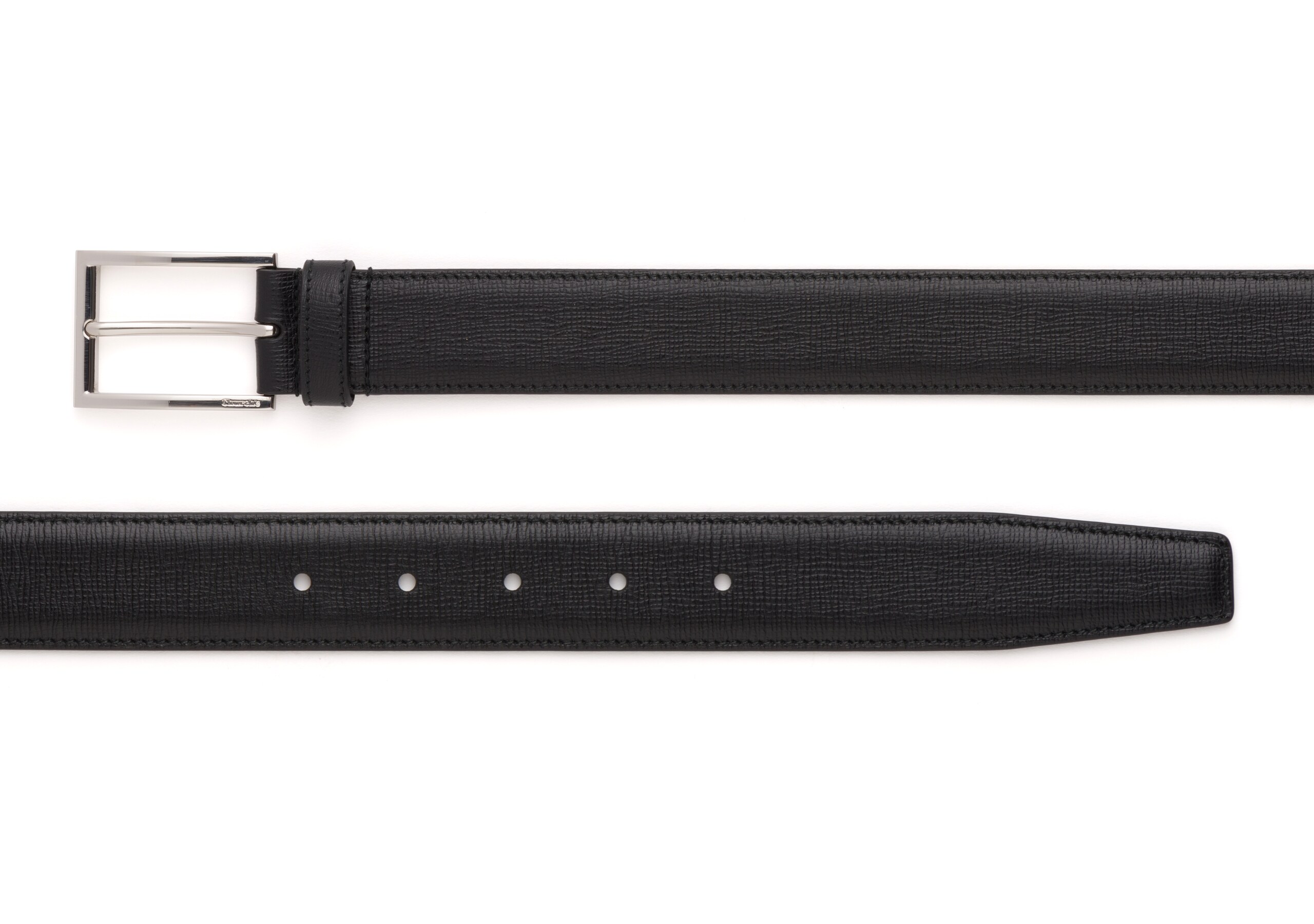 Elongated buckle belt Church's Cintura in pelle St James Nero