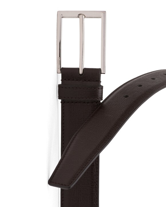 Church's Elongated buckle belt St James Leather Belt Burnt