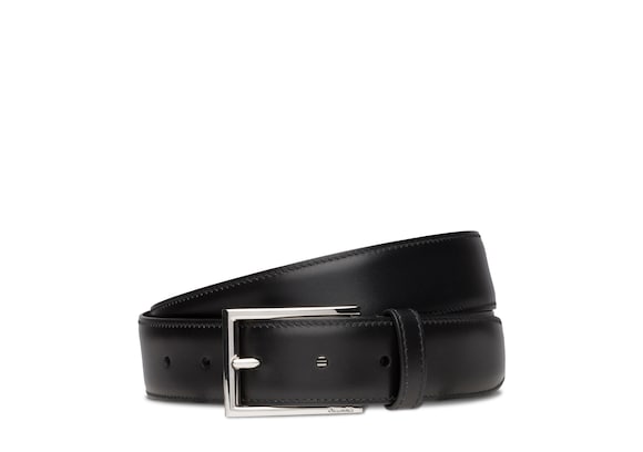 Church's Elongated buckle belt Calf Leather Belt Black
