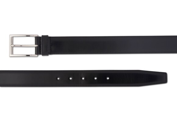Church's Elongated buckle belt Polished Binder Blue
