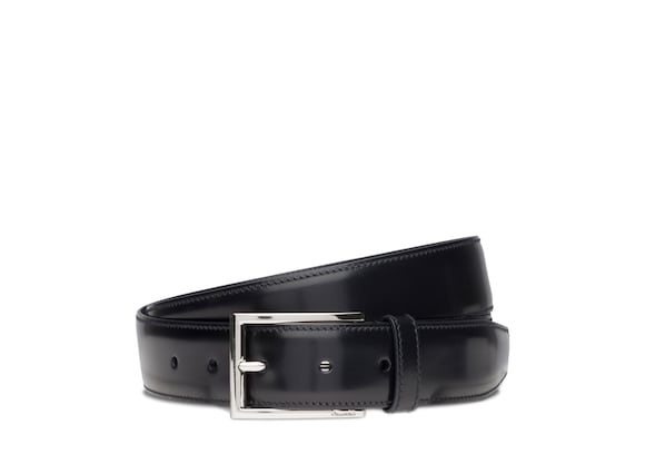 Church's Elongated buckle belt Polished Binder Blue