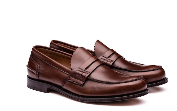 Church's true Mocassin en Cuir de Veau Cognac