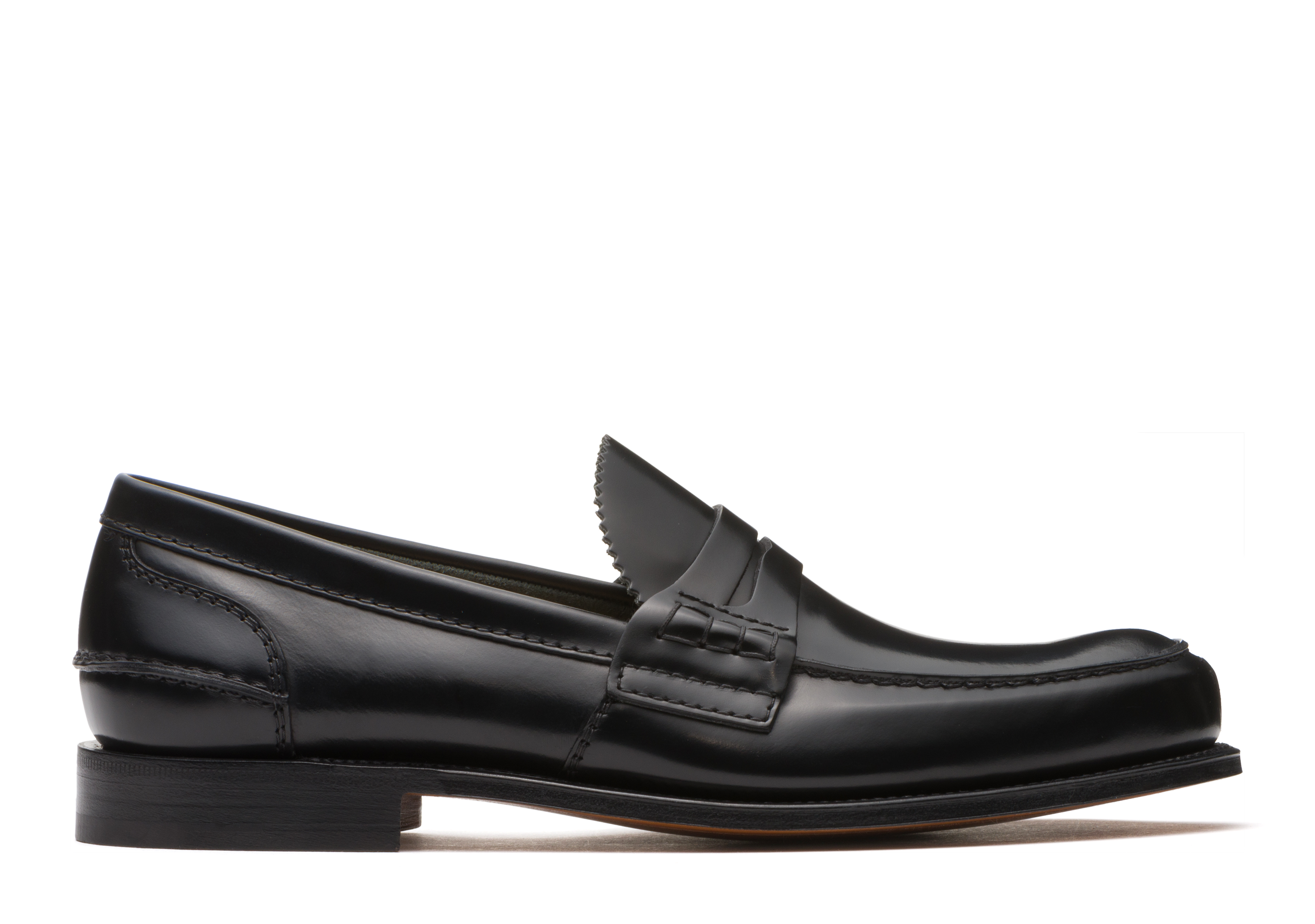 Pembrey Bookbinder Fum Penny Loafer Black