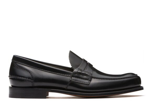 Church's Pembrey Bookbinder Fumè Penny Loafer Black