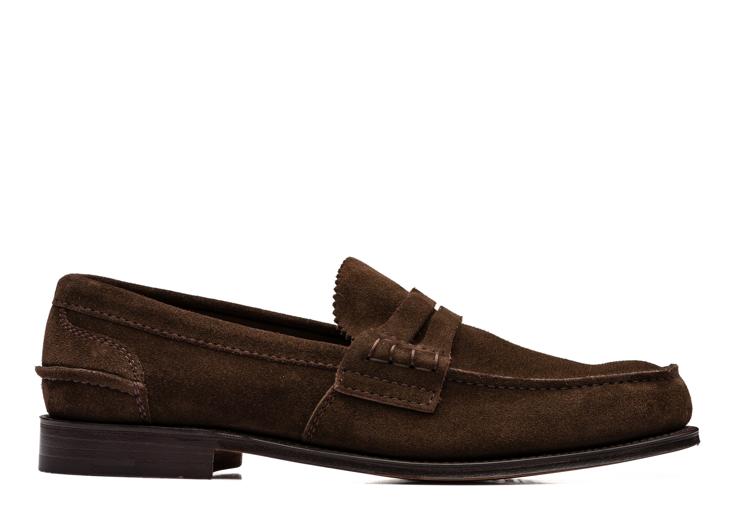Church Castoro Suede Loafer, Man, Brown, Size 5