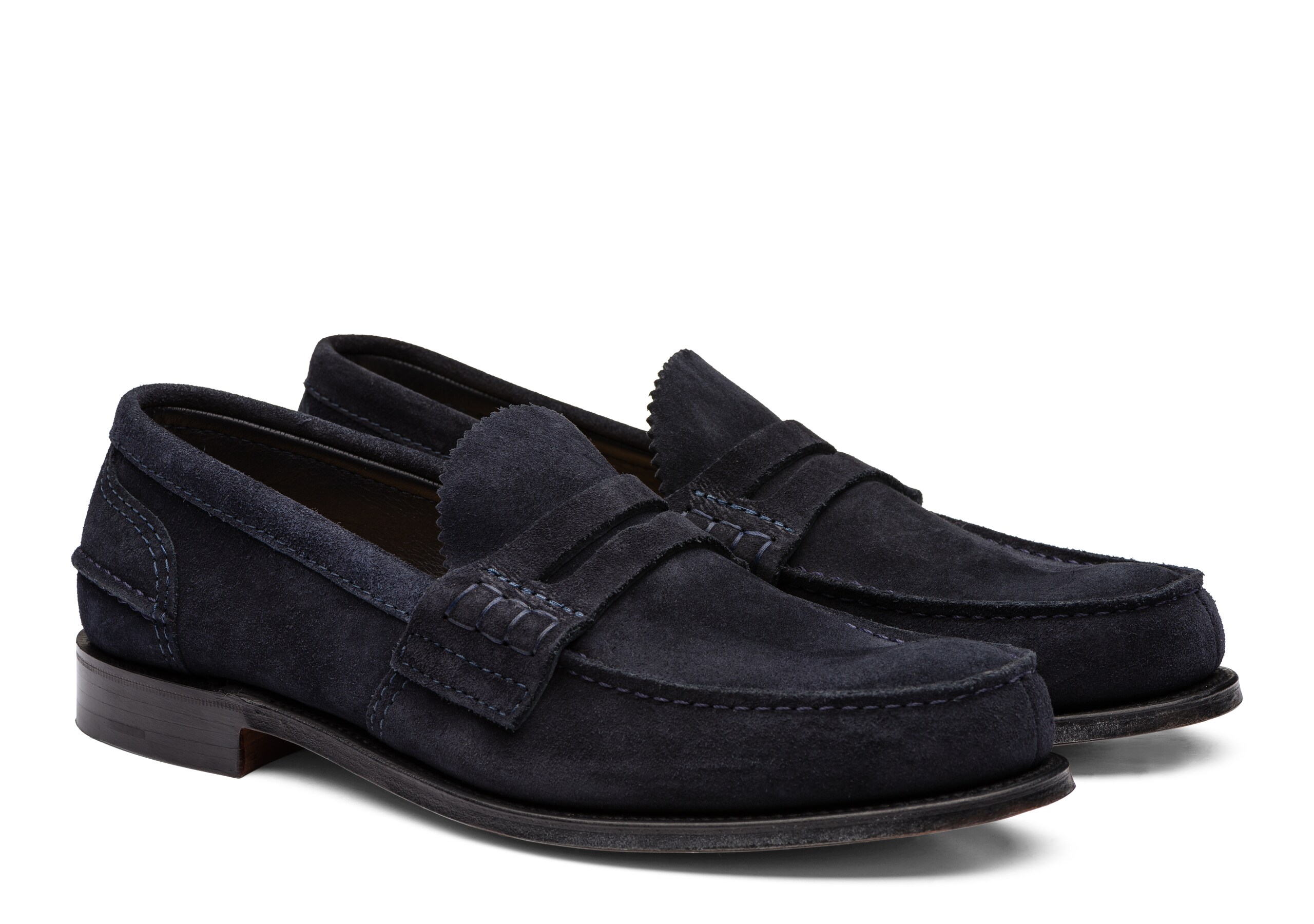 Ledley - Pacific Blue Suede, Mens Loafer