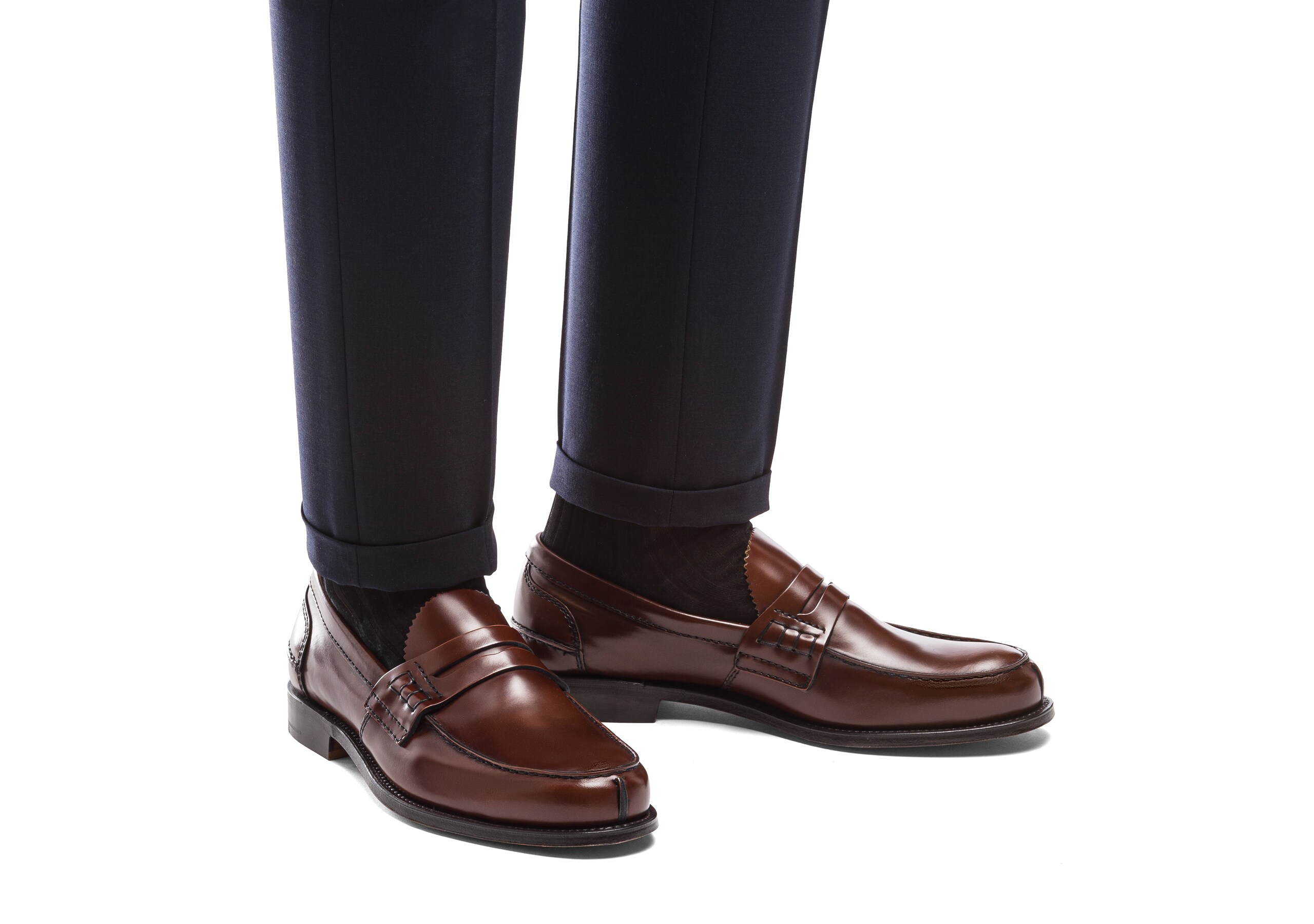 Tunbridge Church's Bookbinder Fumè Penny Loafer Brown