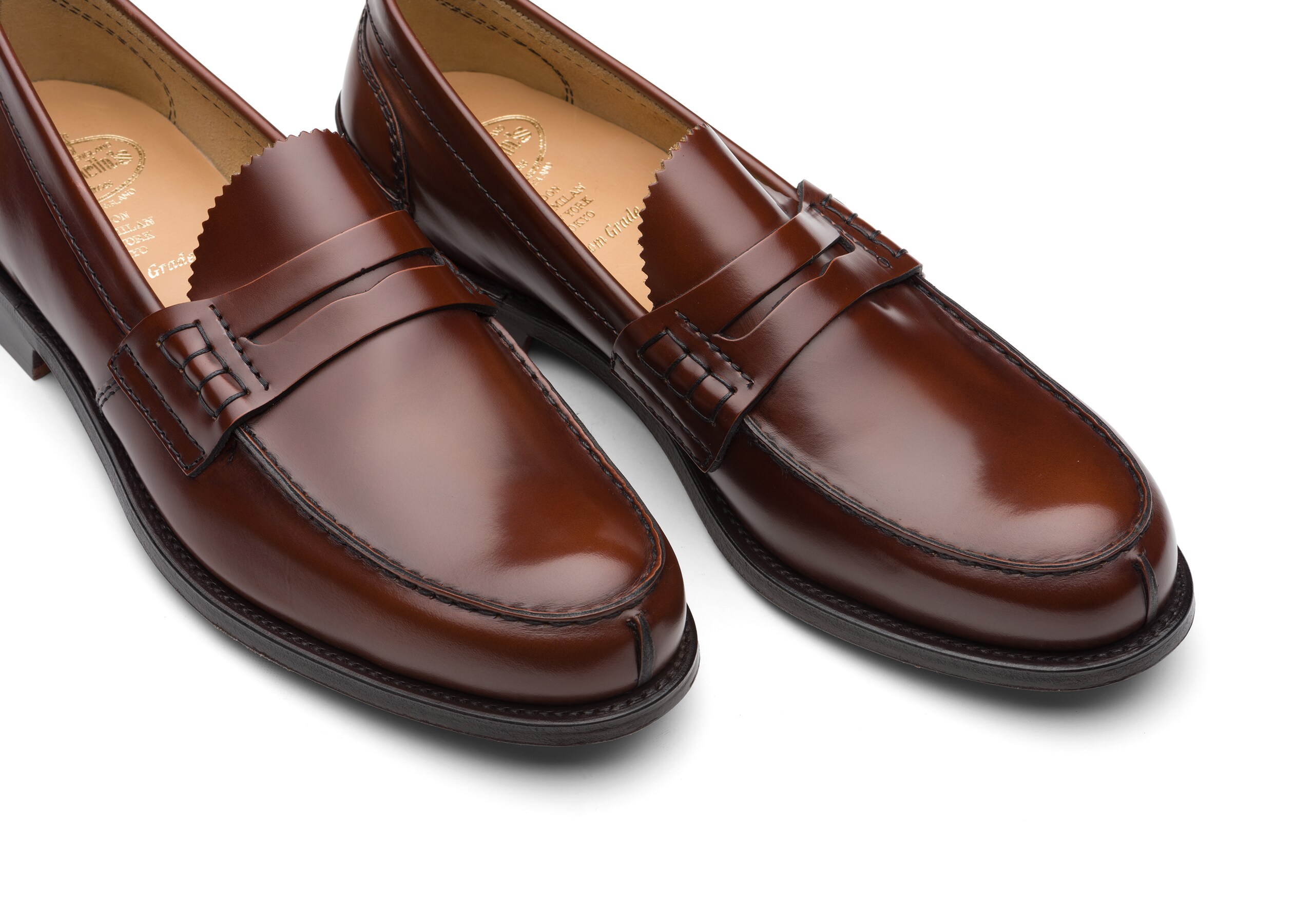 Tunbridge Church's Bookbinder Fumè Penny Loafer Brown