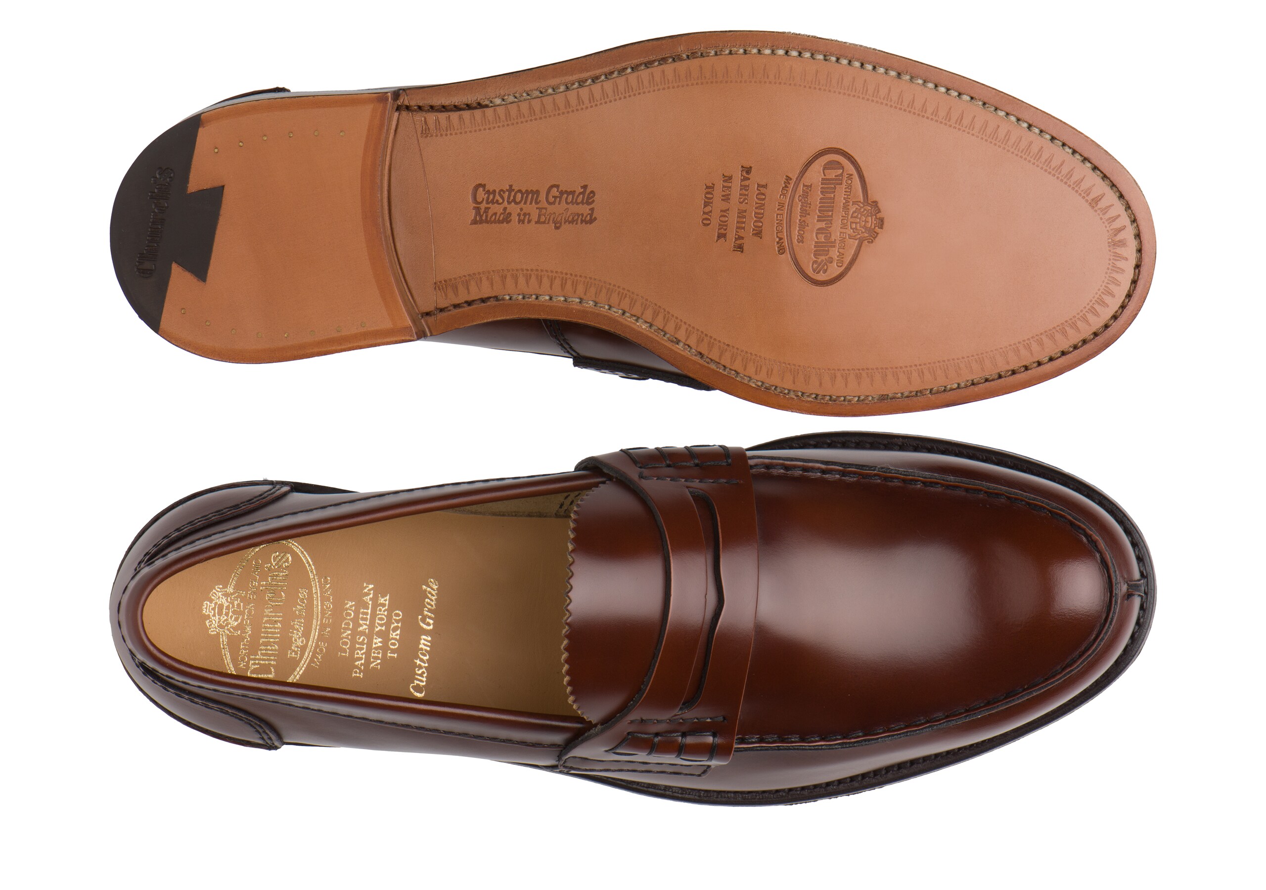Tunbridge Church's Bookbinder Fumè Penny Loafer Brown