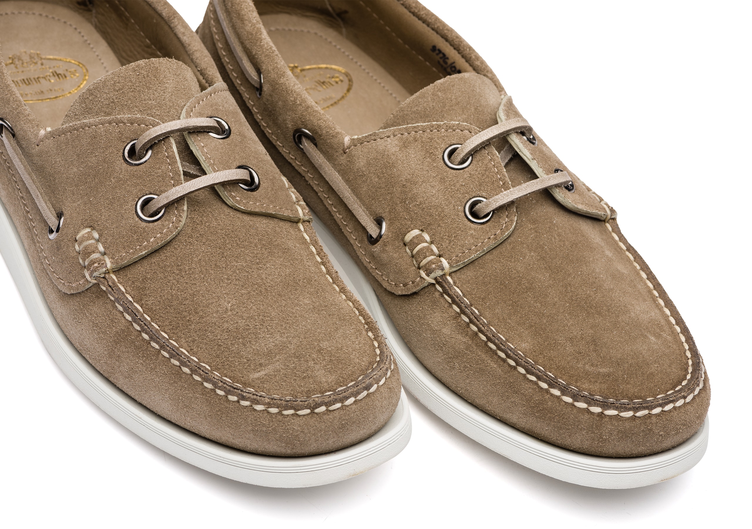 Marske Scarpa da Barca in Pelle Scamosciata Grigio | Church's