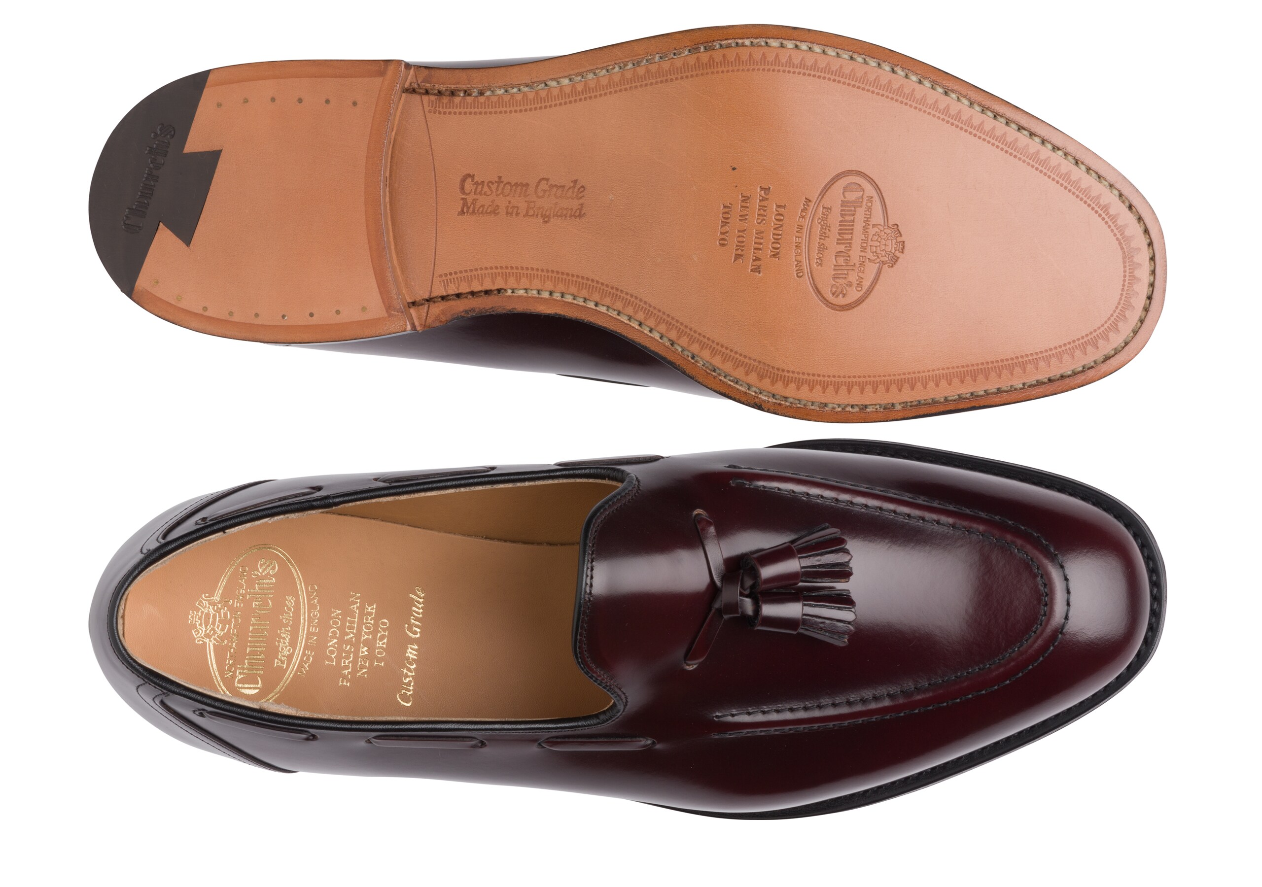 Kingsley 2 Church's Polished Binder Loafer Burgundy