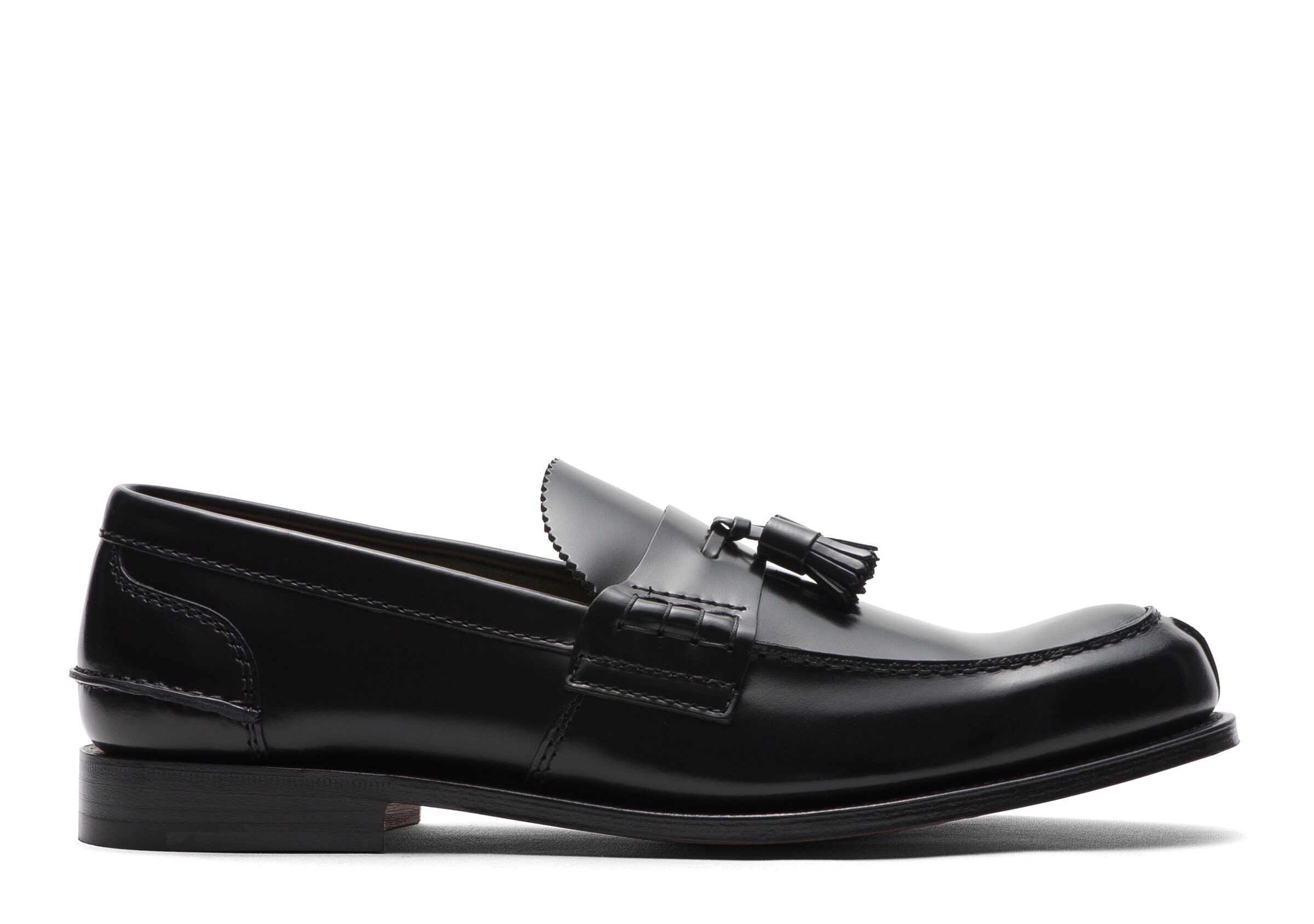 Church Bookbinder Fumé Loafer, Man, Black, Size 10