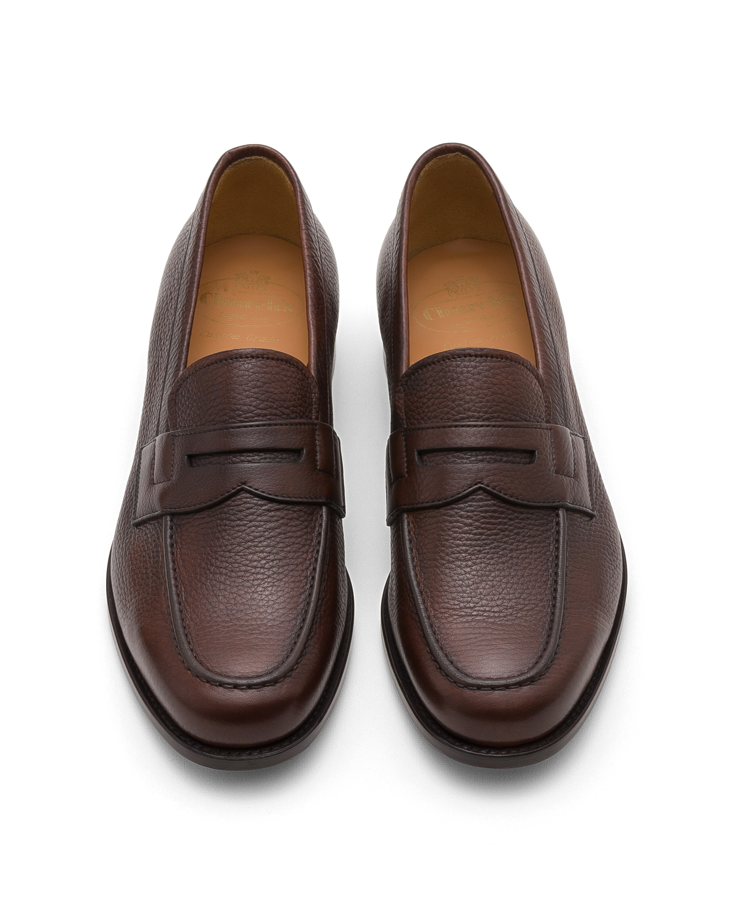 Heswall Church's Soft Grain Calf Leather Loafer Brown