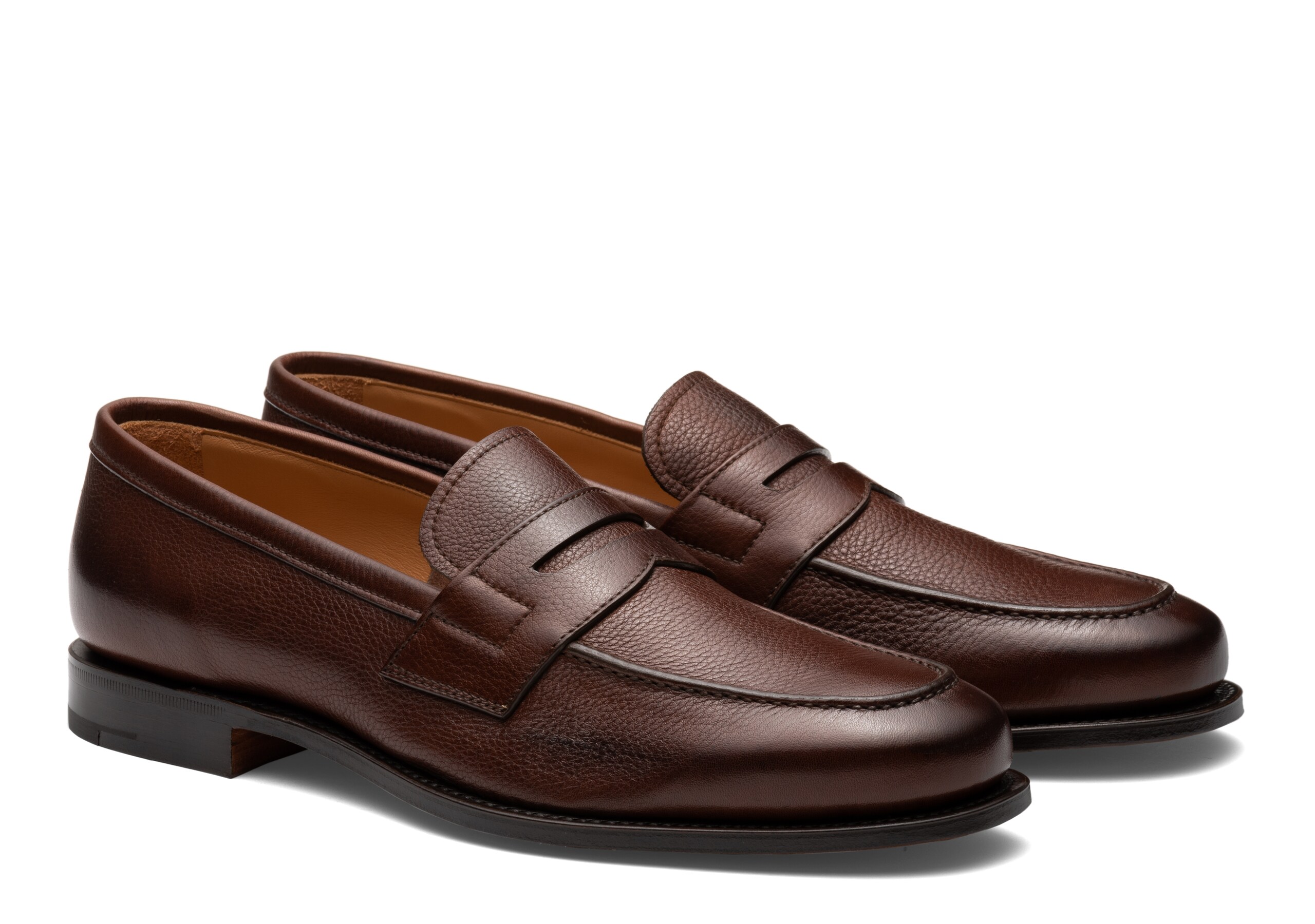 Heswall Church's Soft Grain Calf Leather Loafer Brown