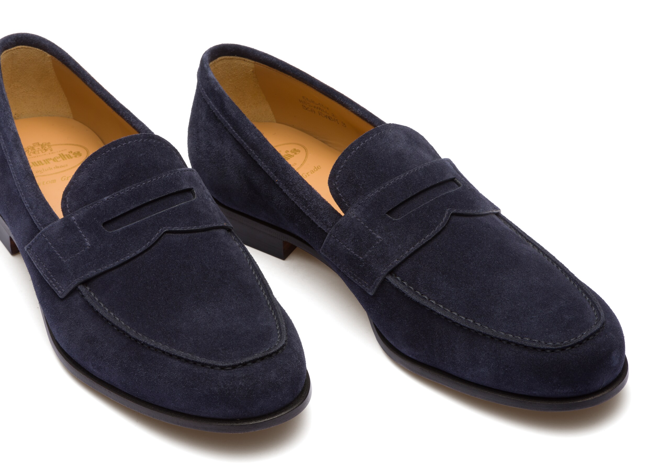 Heswall 2 Church's Soft Suede Loafer Blue