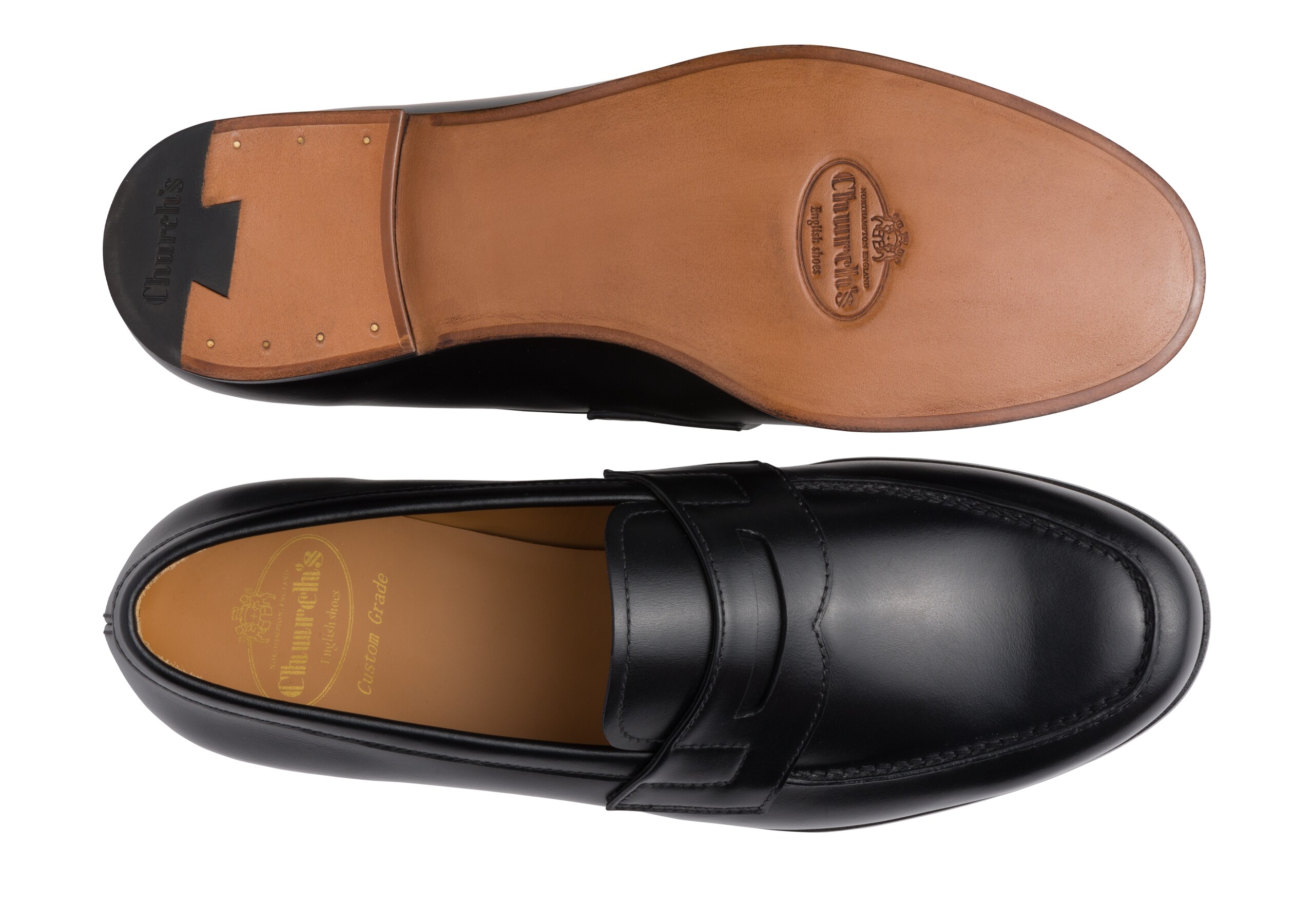 Heswall 2 Church's Soft Calf Leather Loafer Black