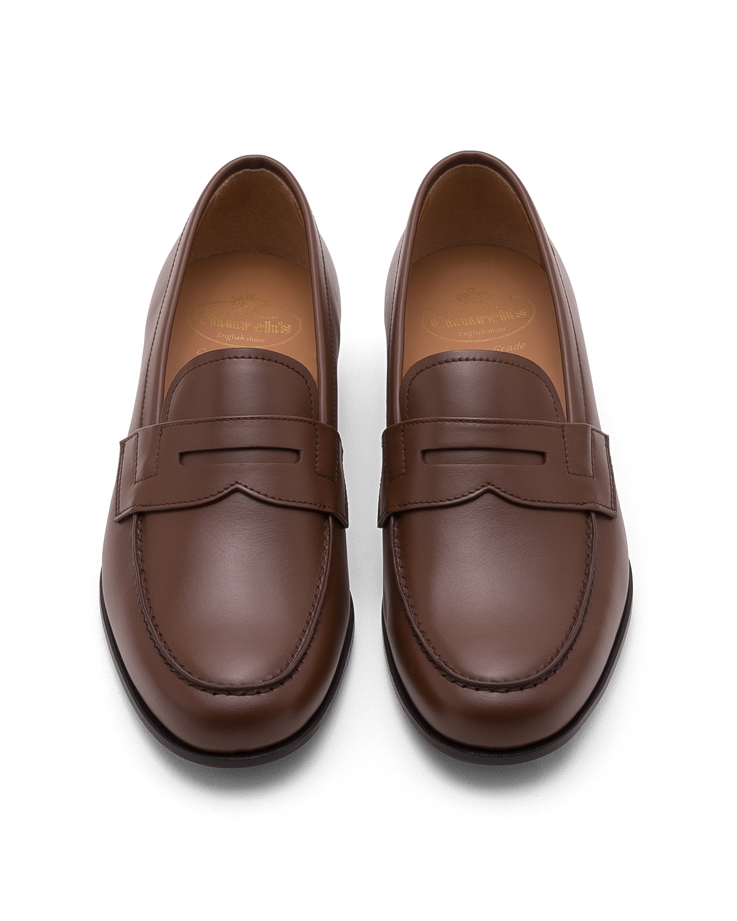 Heswall 2 Church's Soft Calf Leather Loafer Brown