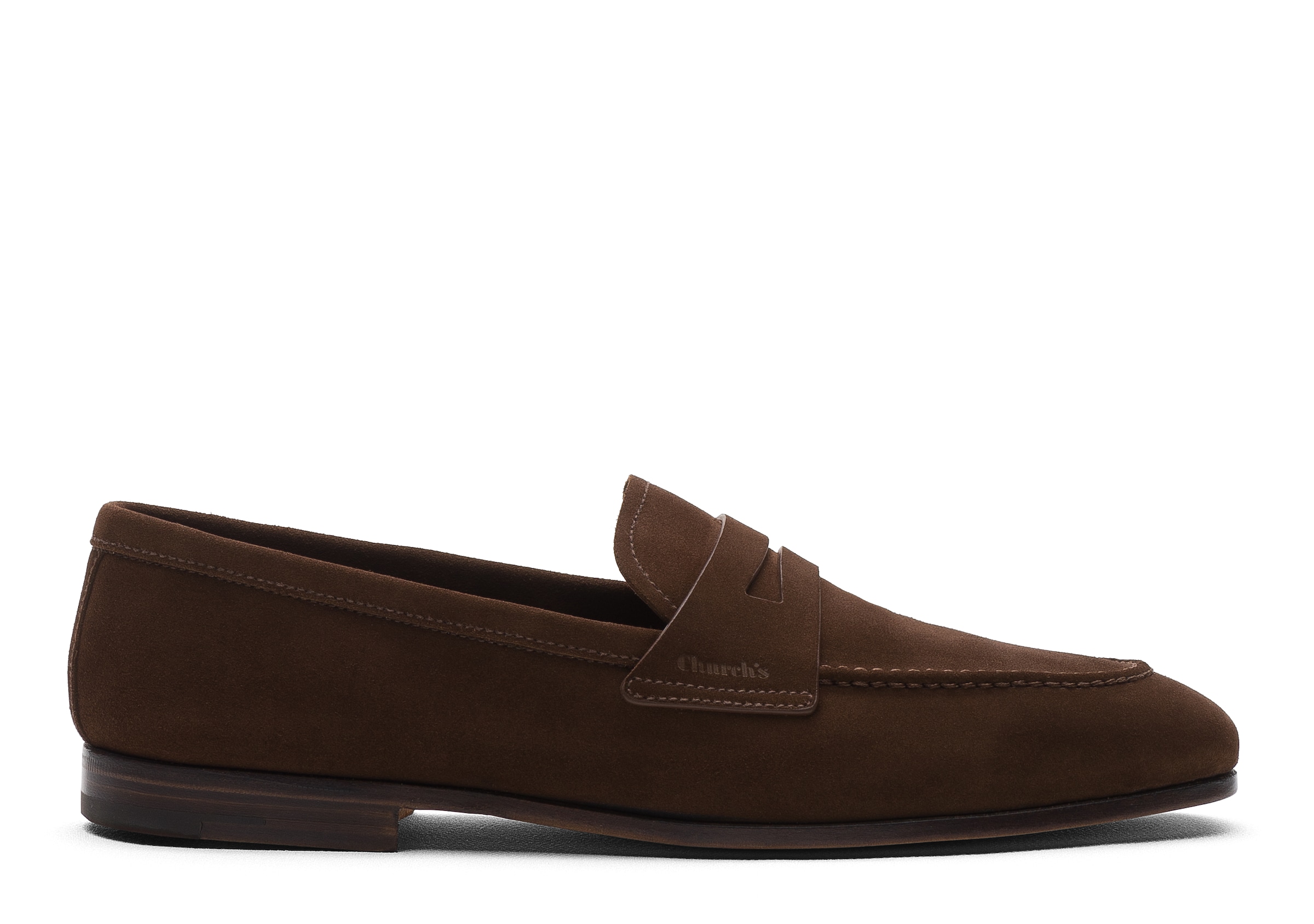 Church Mocassin En Veau Velours Doux, Homme, Burnt, Taille 10,5