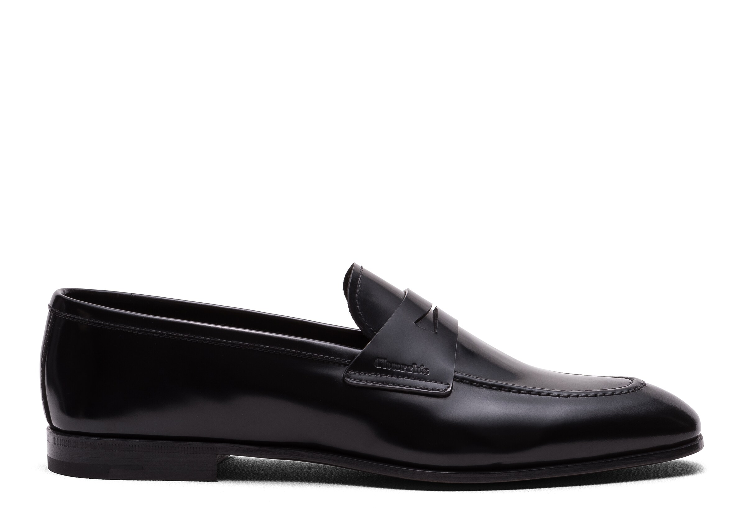 Church Mocassin Effet Fumé Poli, Homme, Noir, Taille 7,5