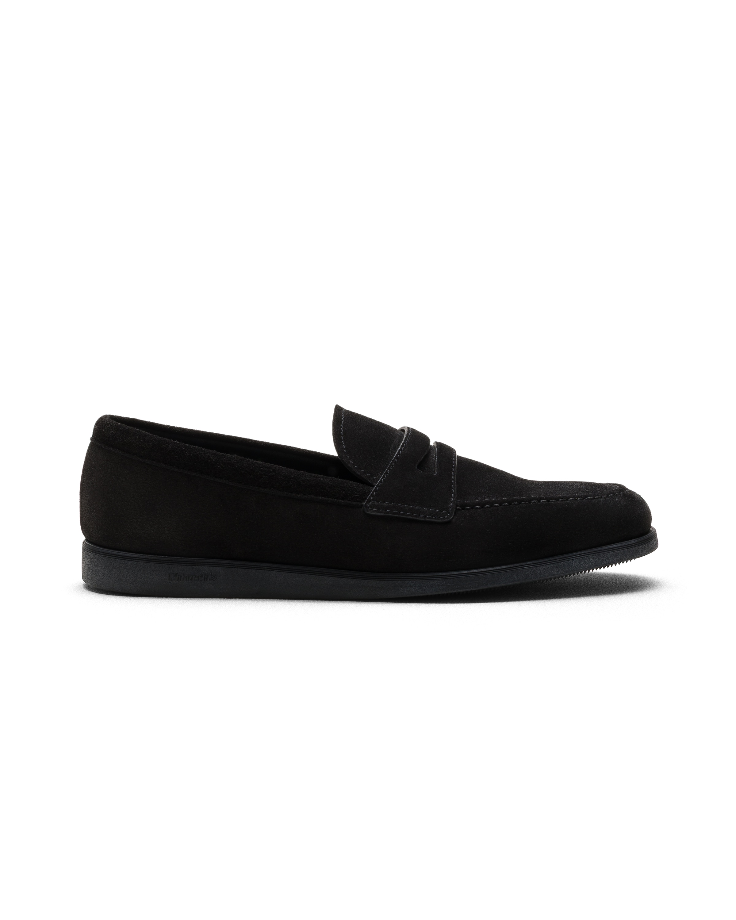 Church Suede Loafer, Man, Black, Size 7,5