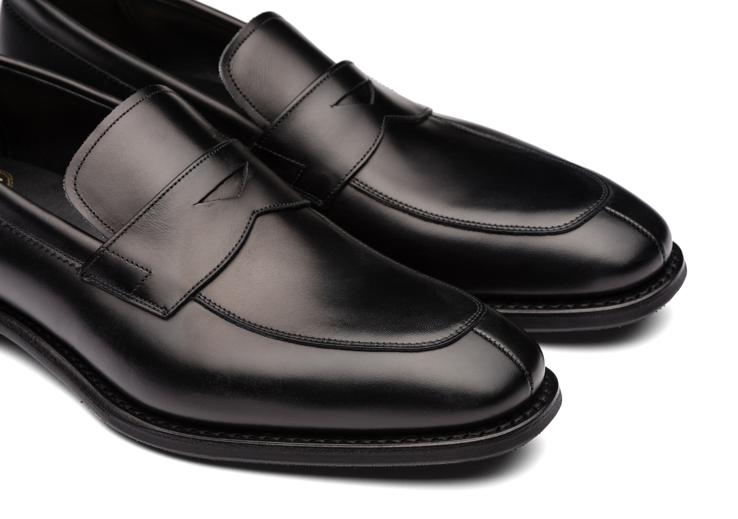 Parham Church's Mocassin en Cuir de Veau Noir