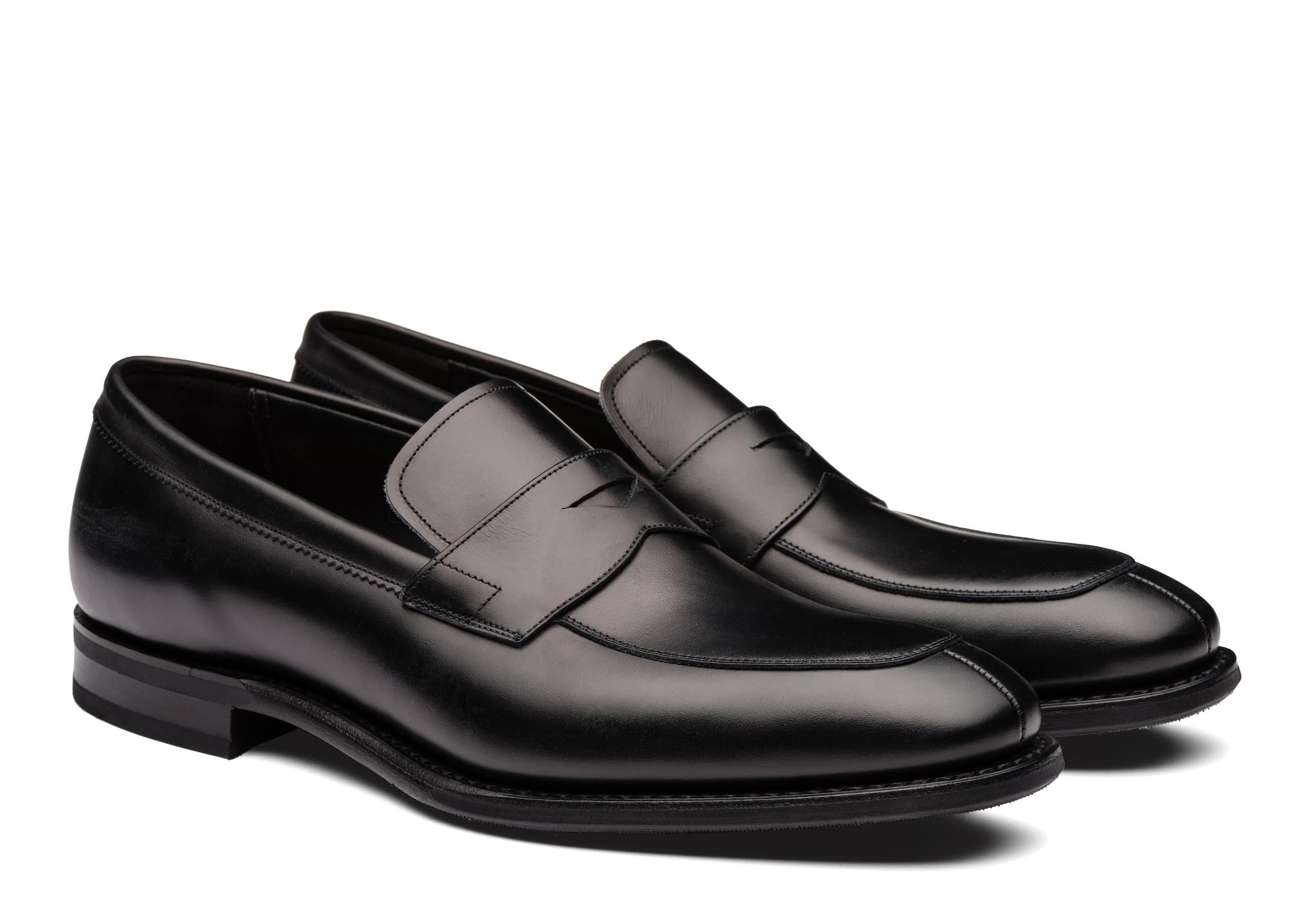Parham Church's Mocassin en Cuir de Veau Noir