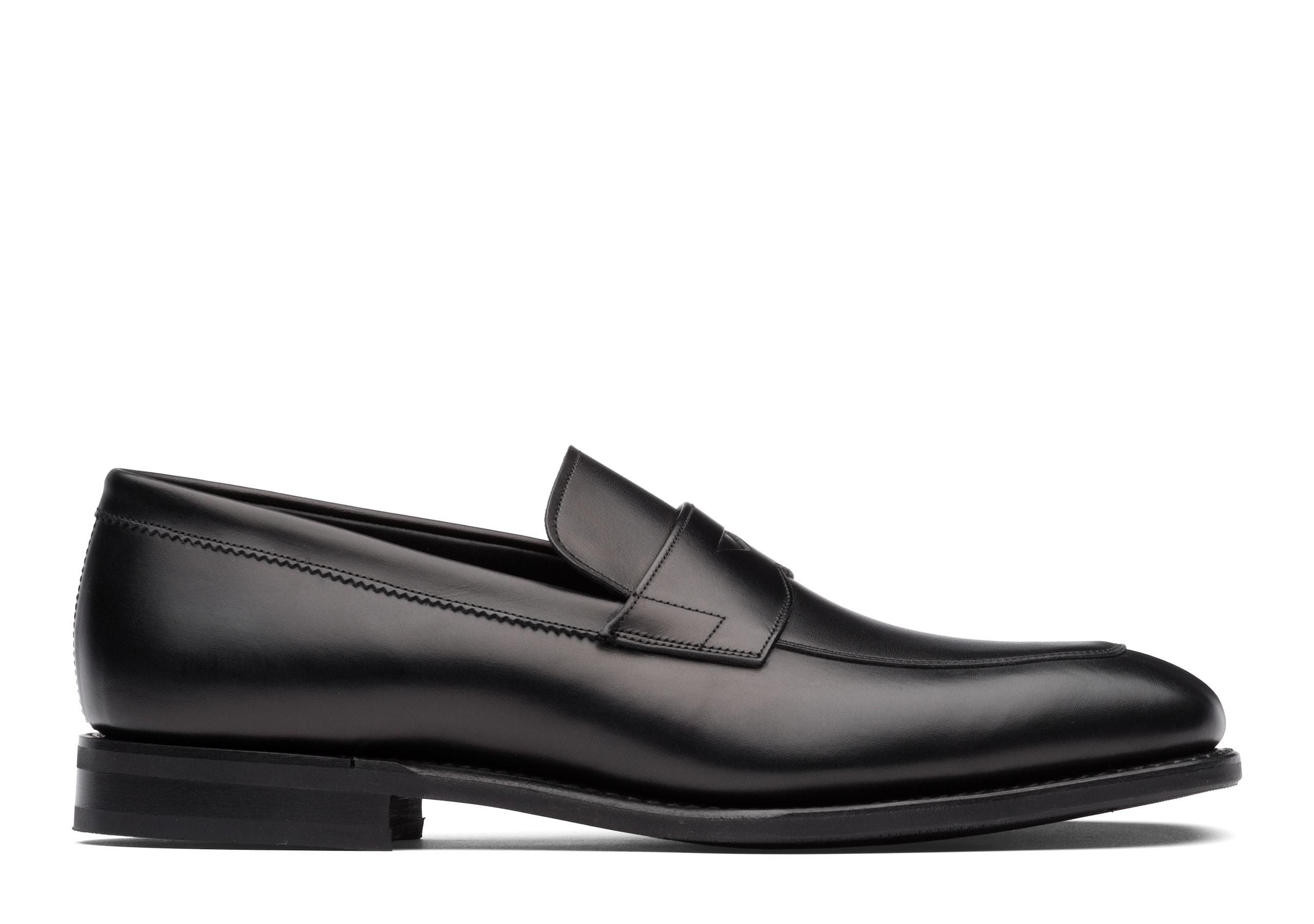 Parham Church's Mocassin en Cuir de Veau Noir