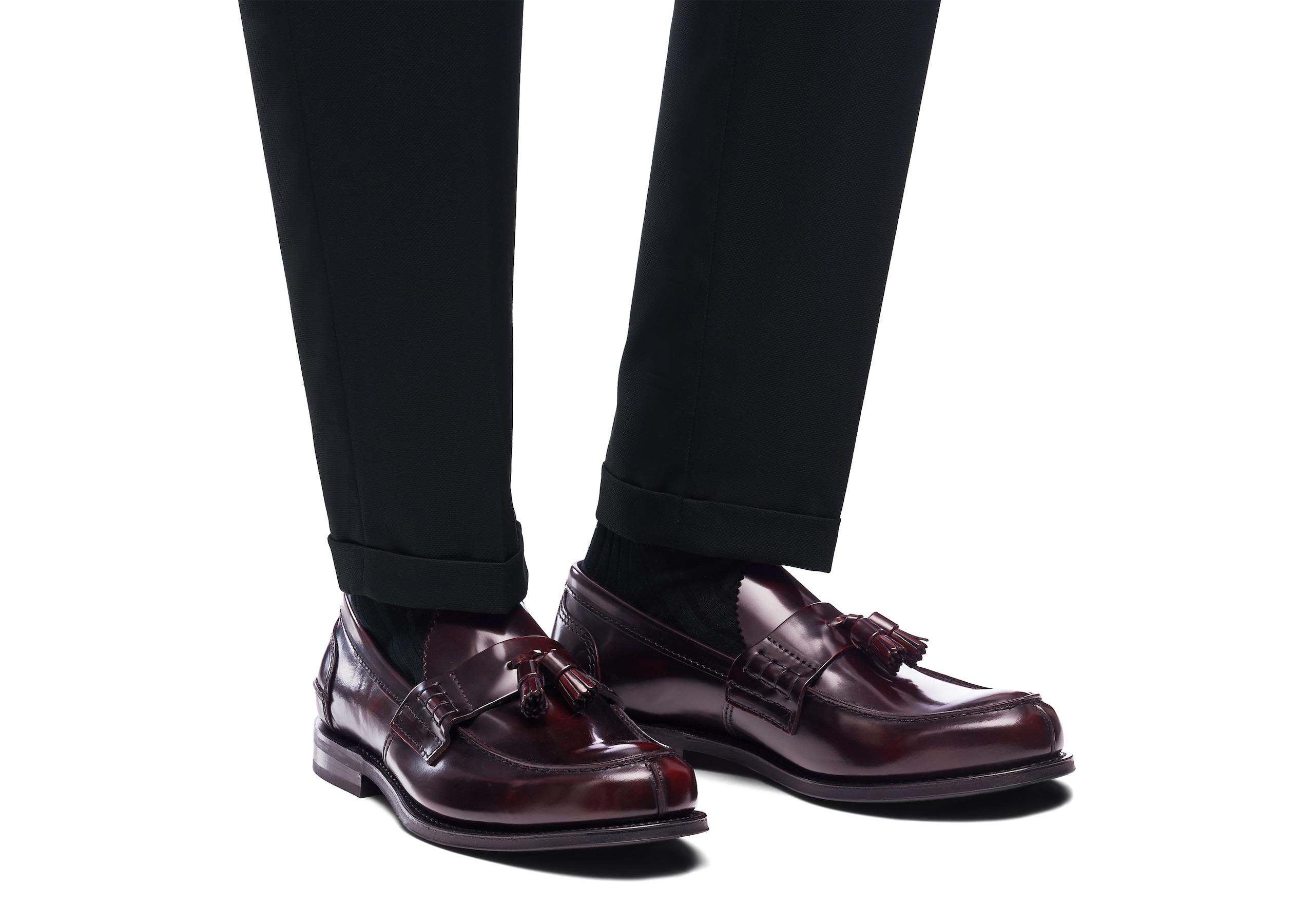 Tiverton r Church's Bookbinder Fumè Tassel Loafer Burgundy