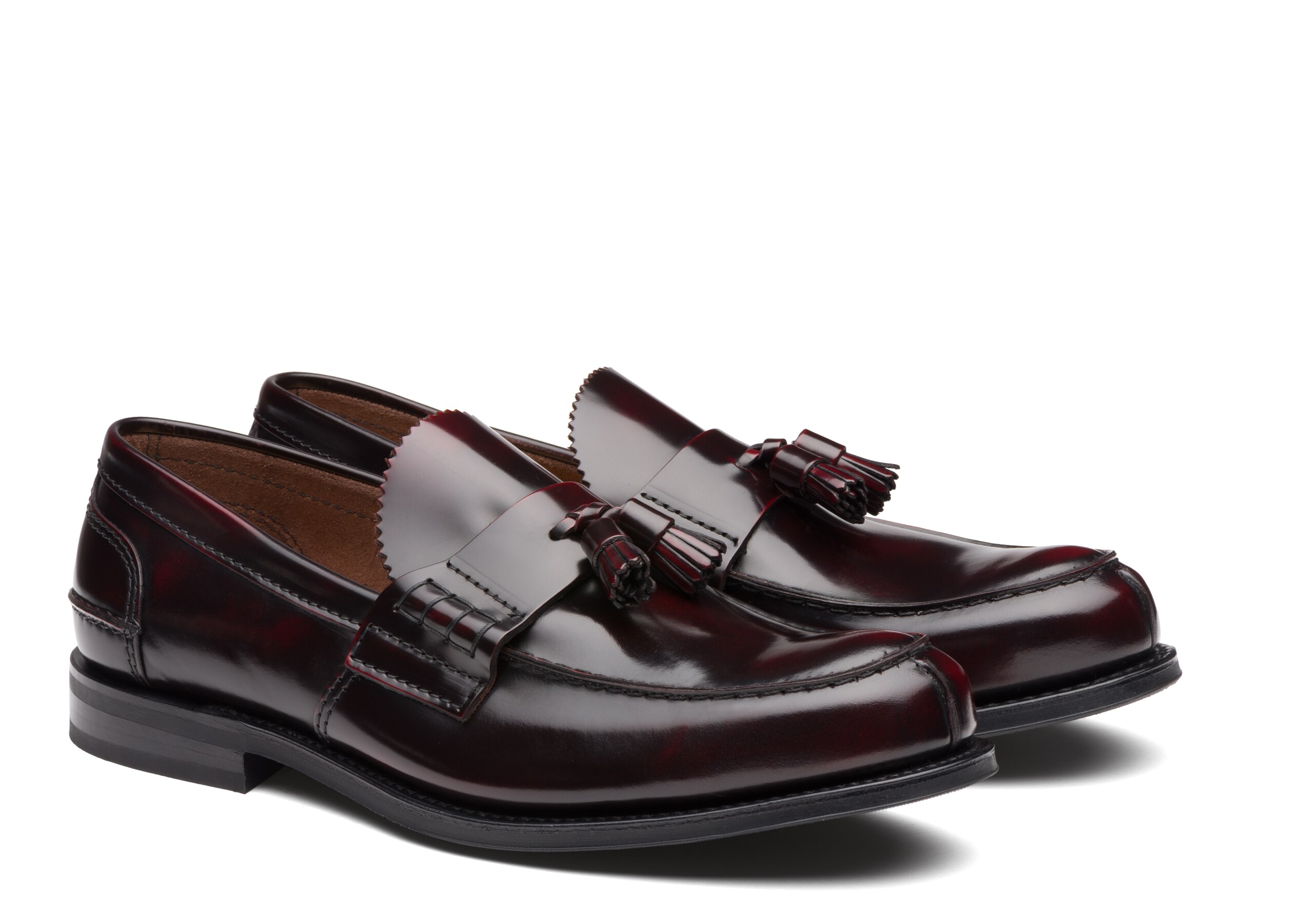 Tiverton r Church's Bookbinder Fumè Tassel Loafer Burgundy