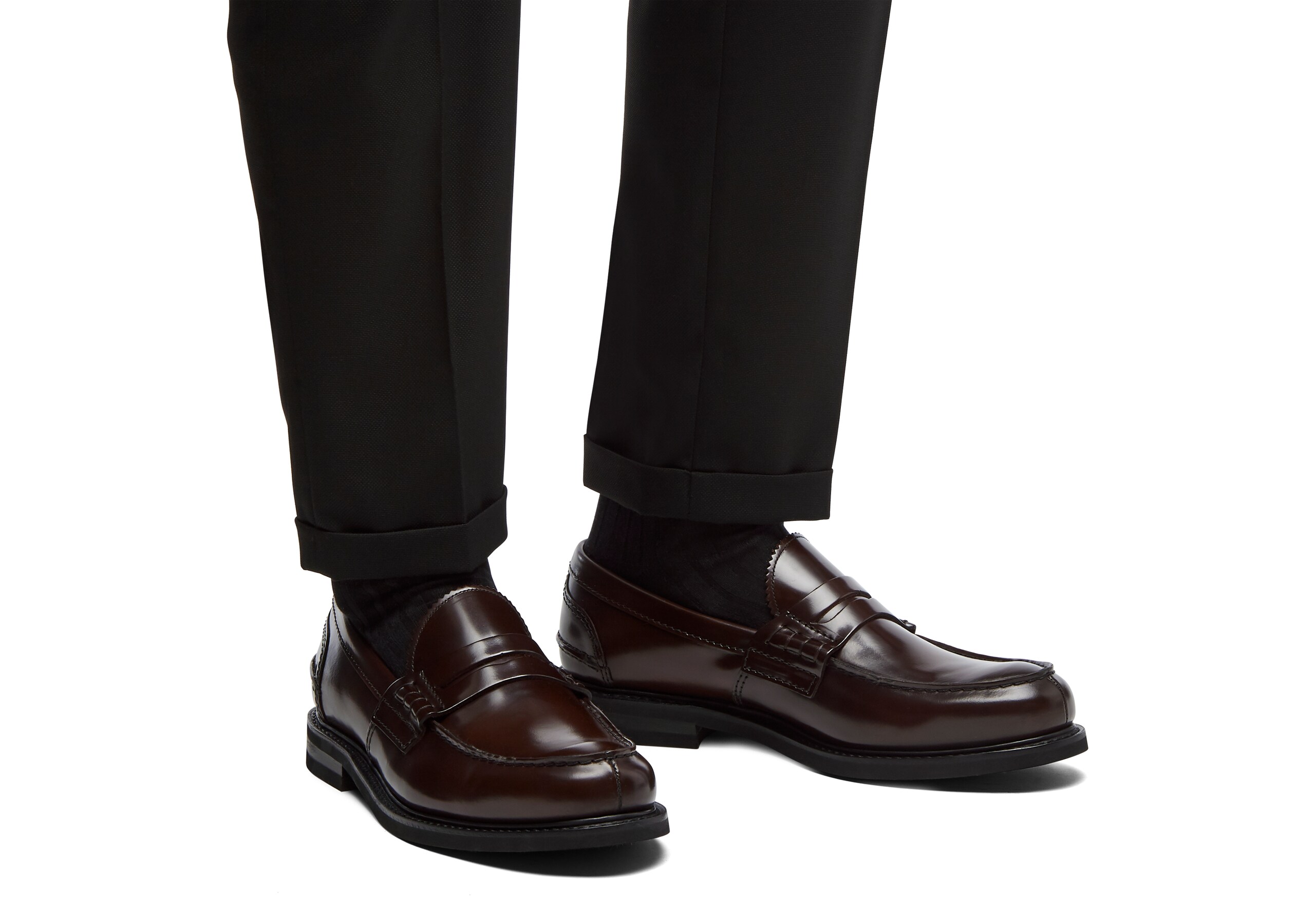 Pembrey sw d lw Church's Mocassins Bookbinder en cuir de veau Marron