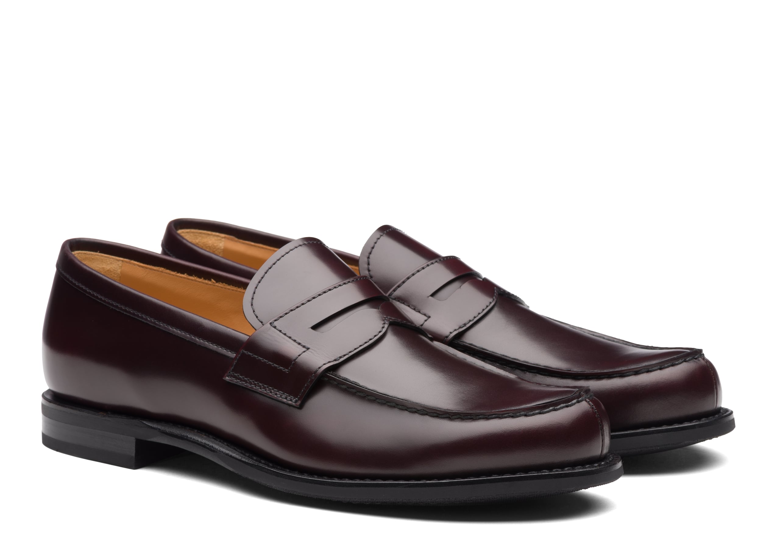 Gateshead Church's Bright Calf Leather Loafer Red