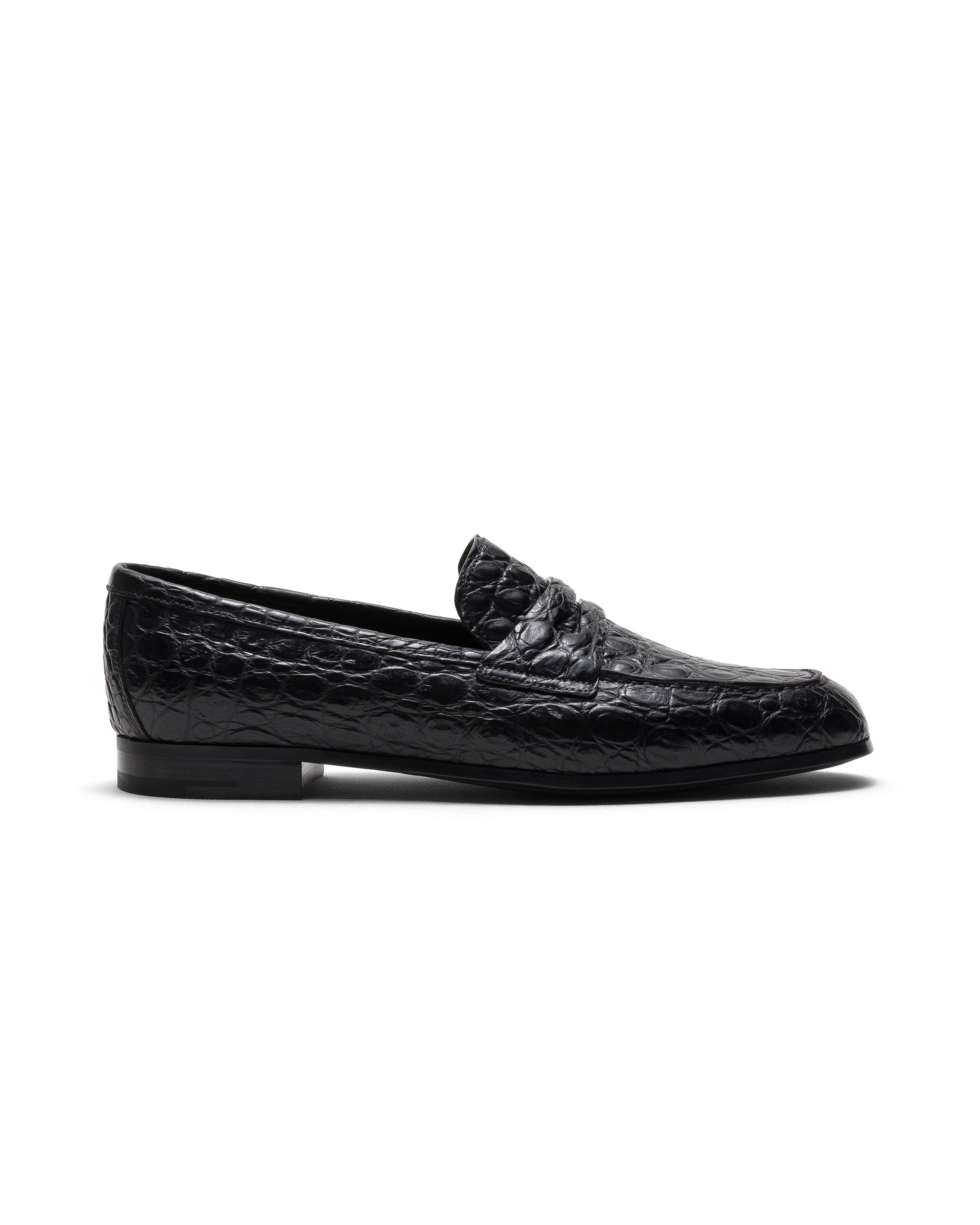 Church Crocodile Loafer, Man, Black, Size 9