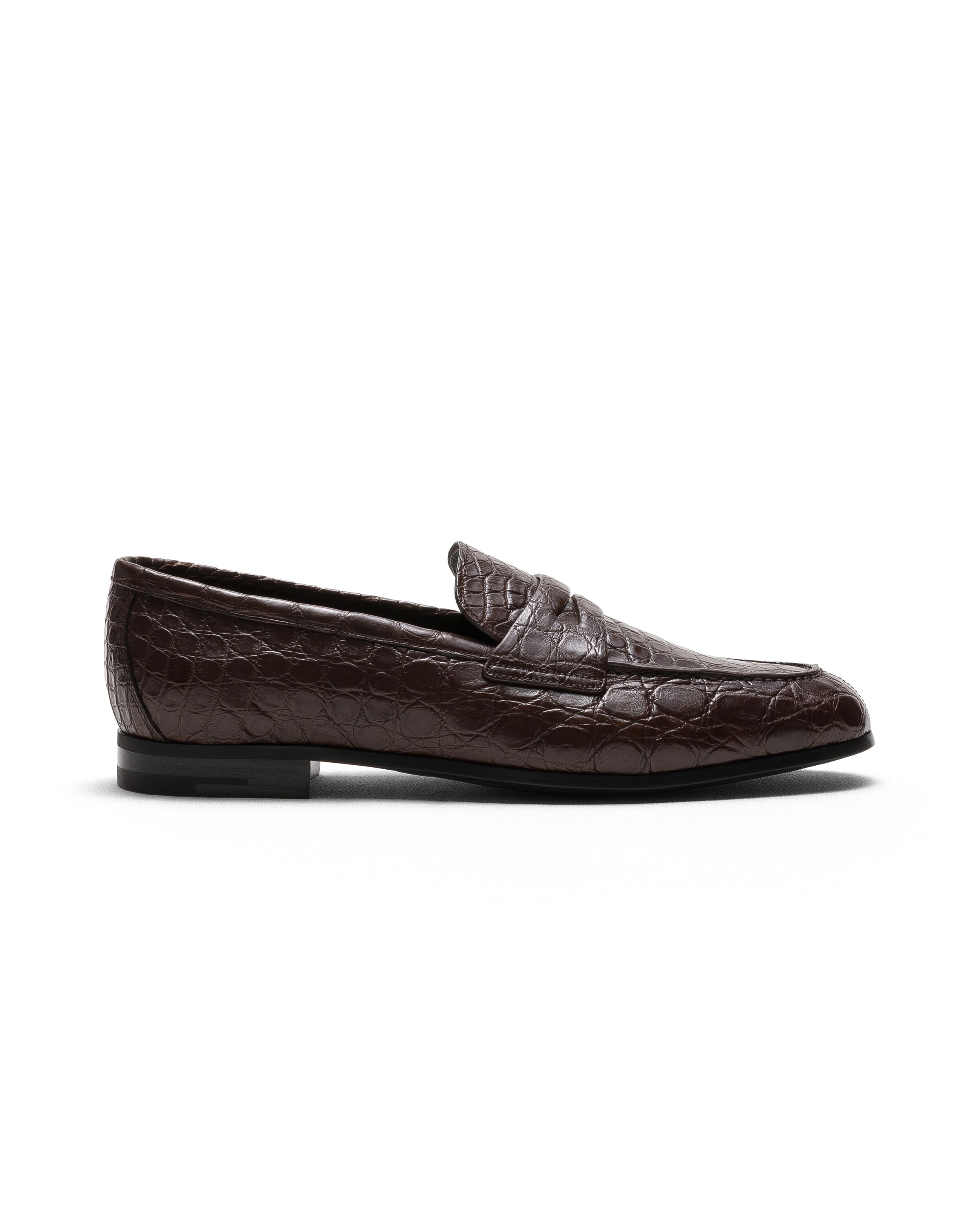 Church Crocodile Loafer, Man, Ebony, Size 8,5