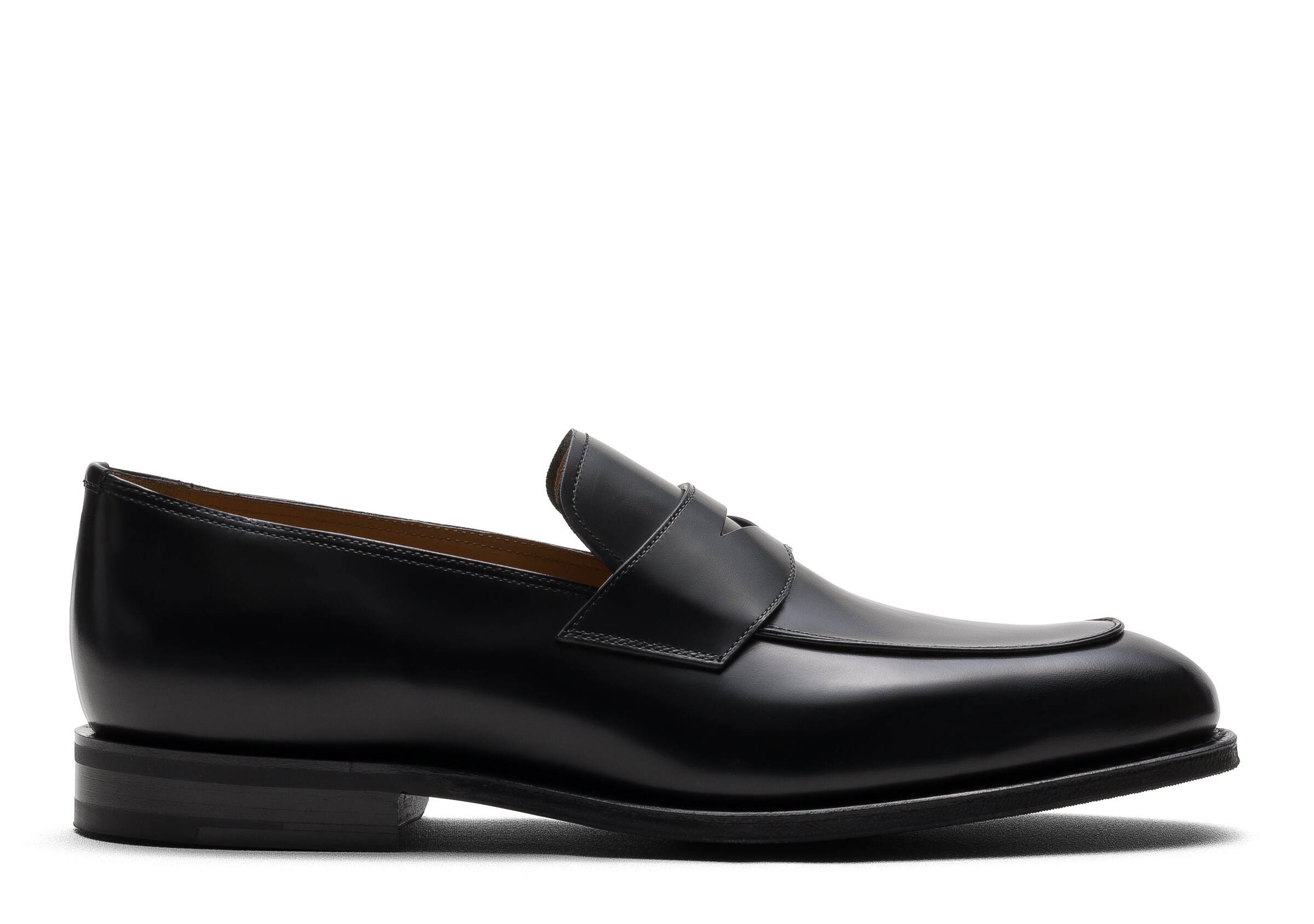 Church Polished Binder Loafer, Man, Black, Size 8,5