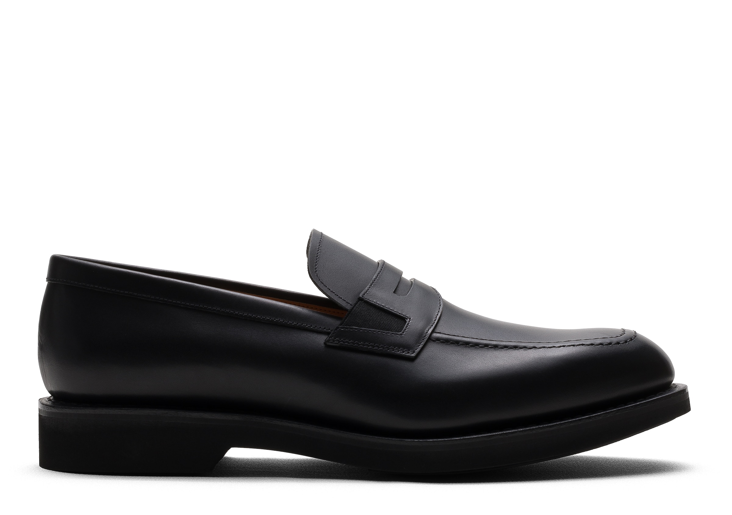 Church Calfskin Loafer, Man, Black, Size 8