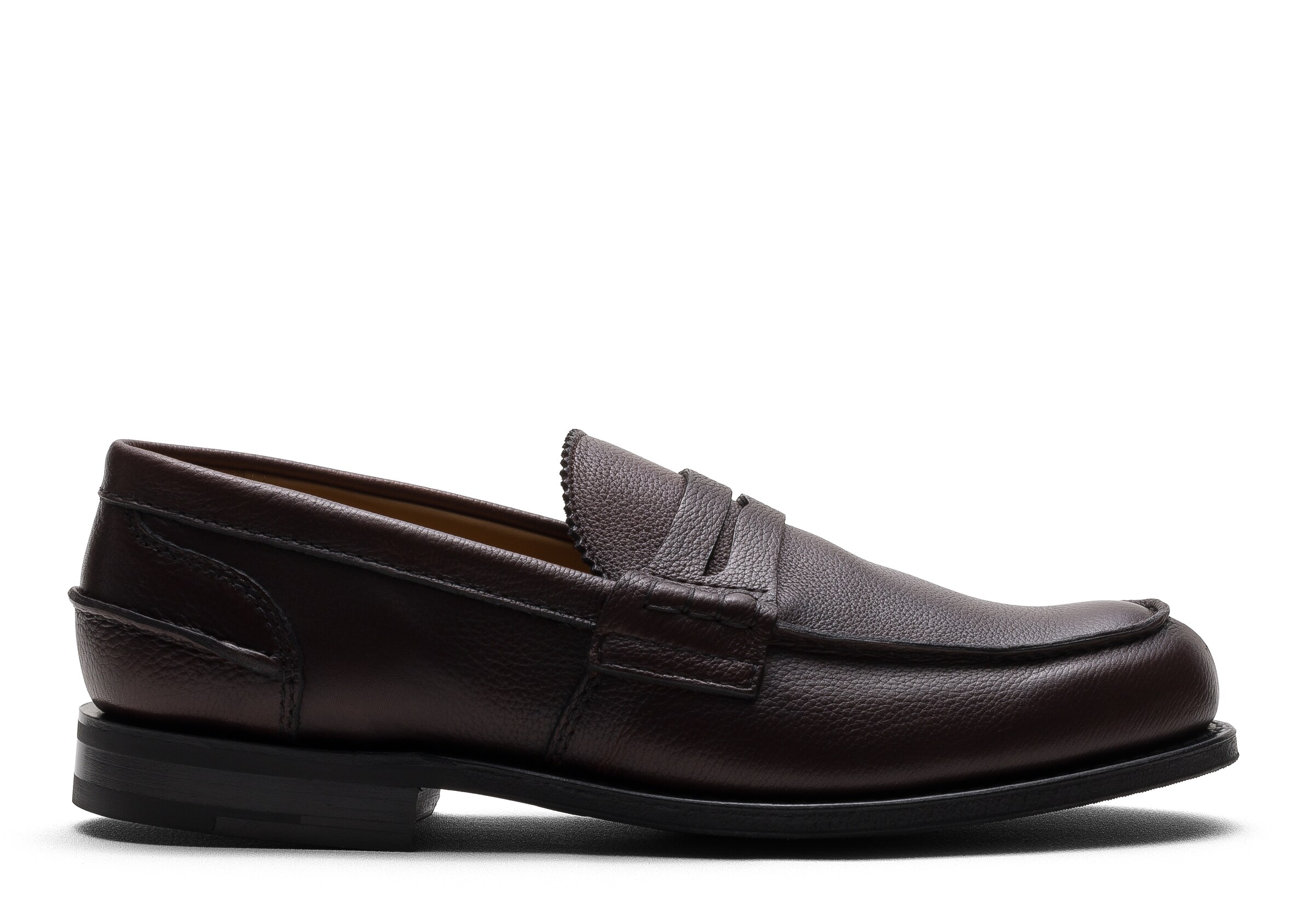 Church Grain Calfskin Loafer, Man, Burnt, Size 5