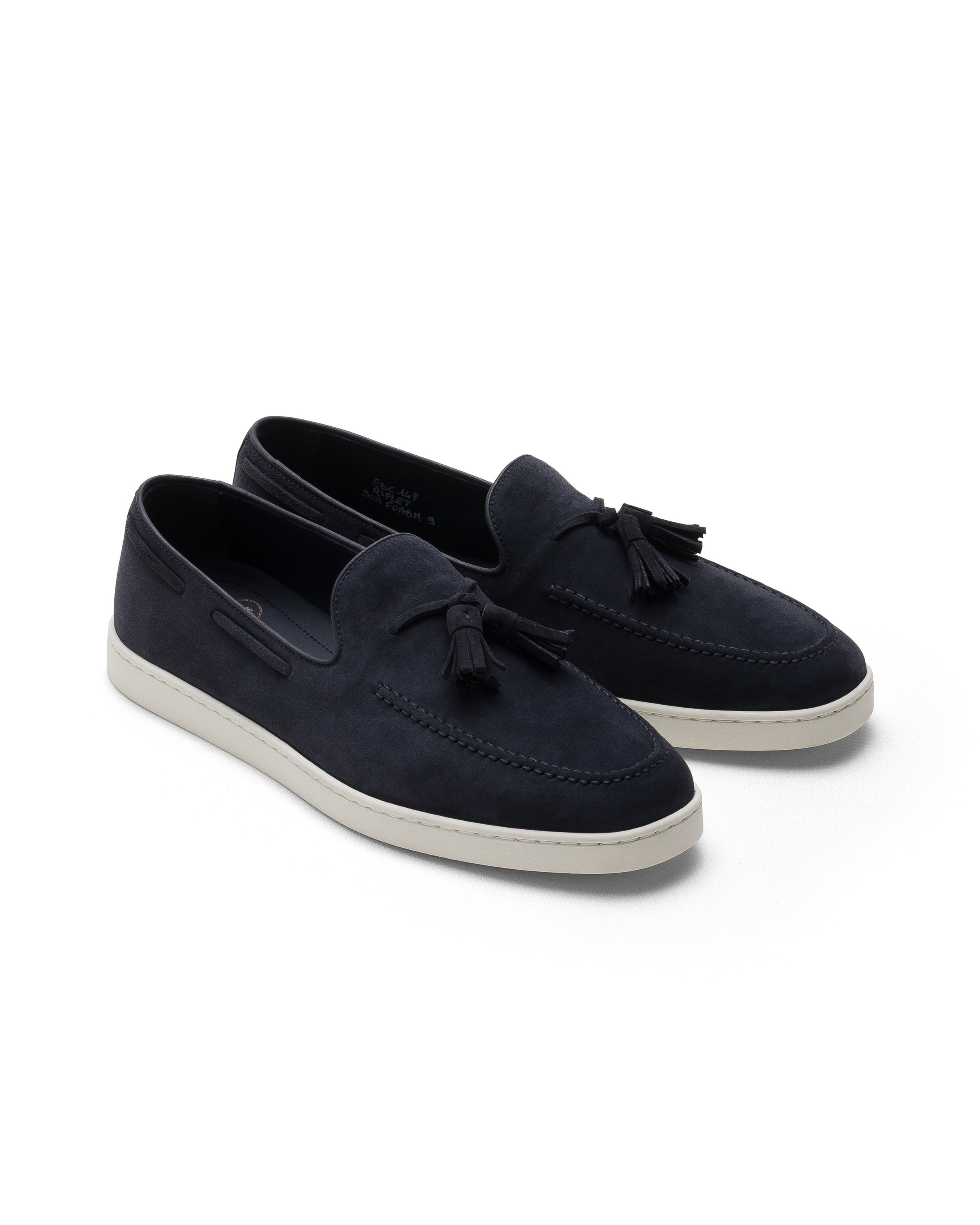 Church Suede Tassel Loafer, Man, Blue, Size 8