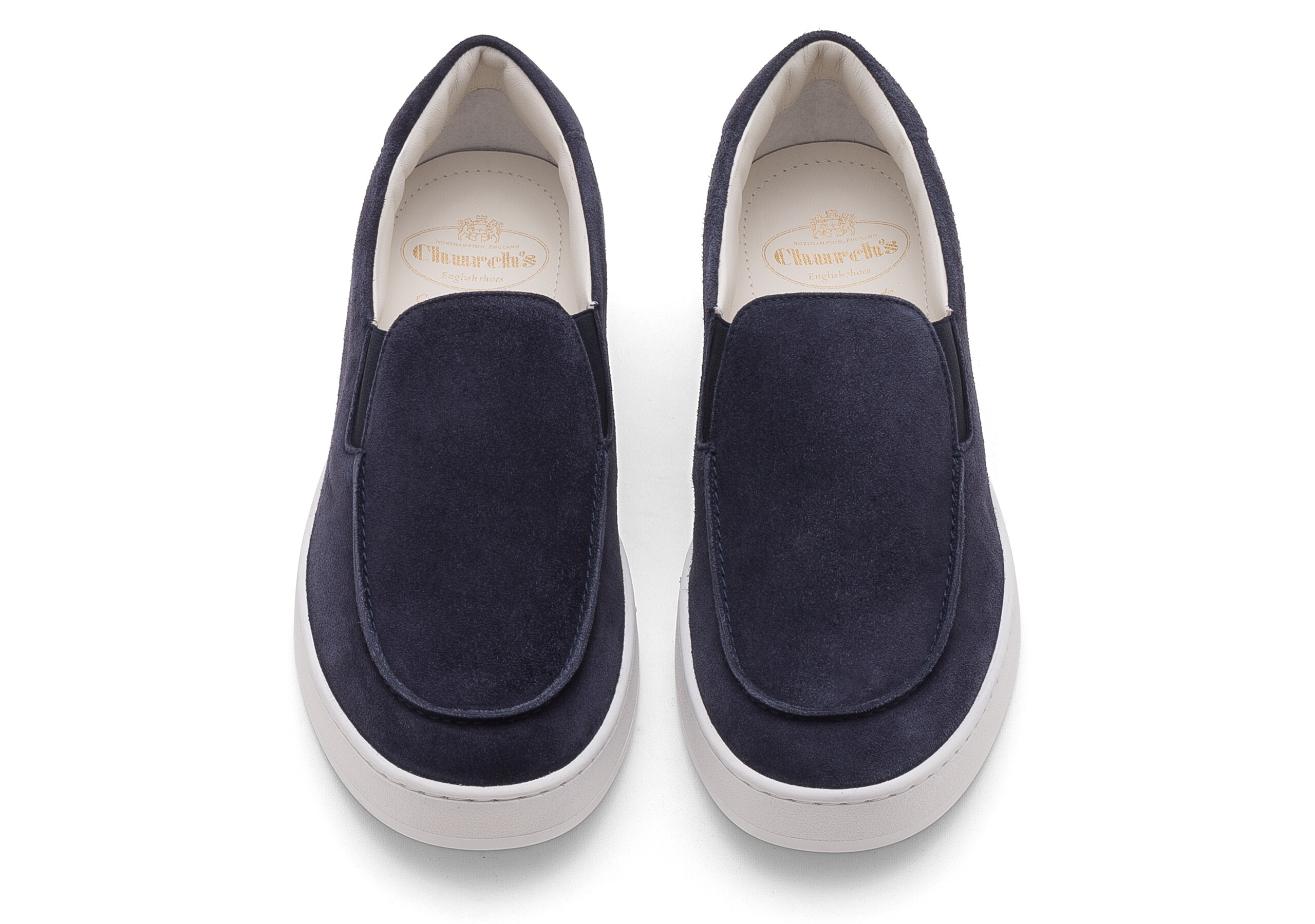 Longton Church's Soft Suede Sneaker Blue