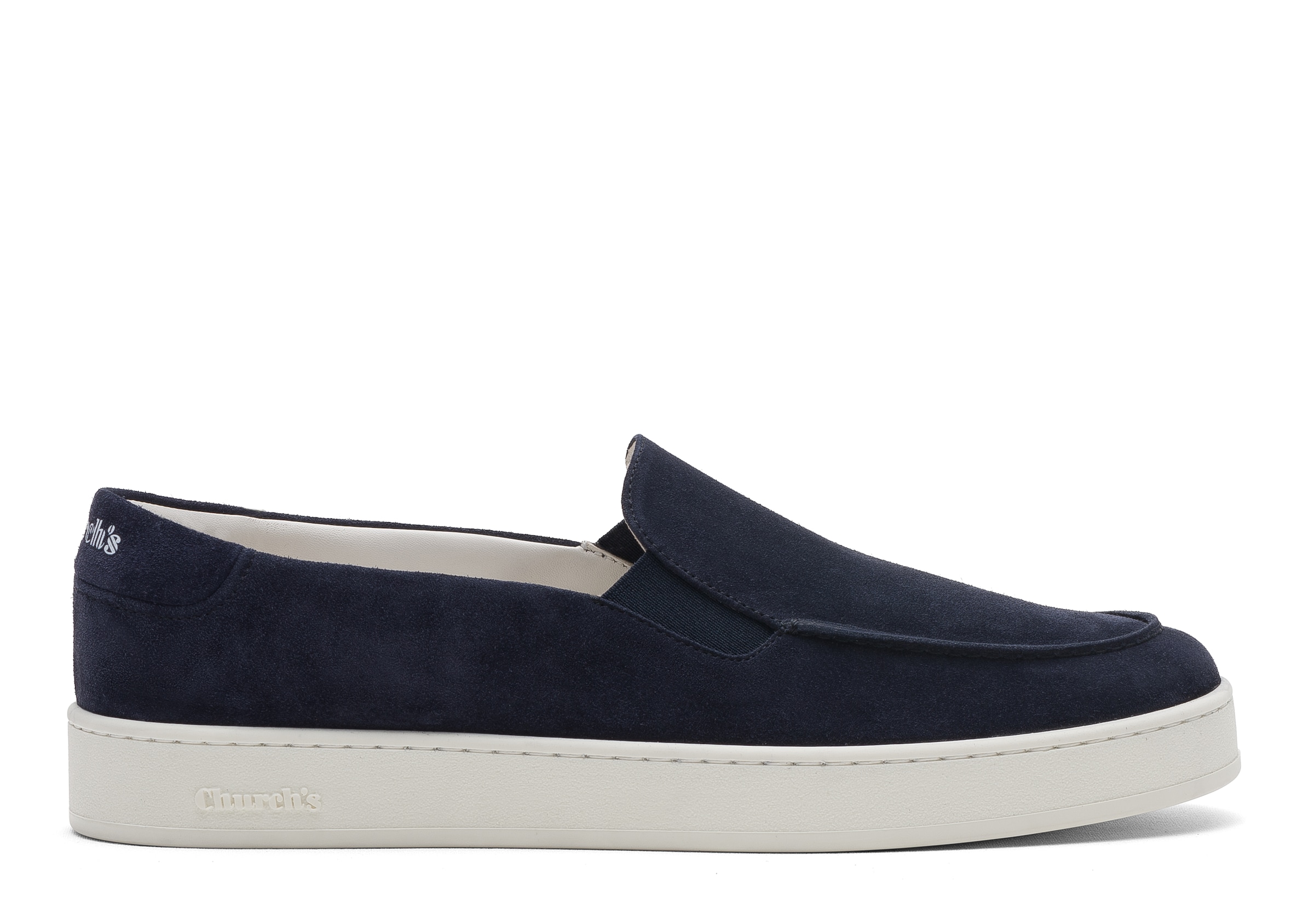 Church Soft Suede Sneaker, Man, Blue, Size 8