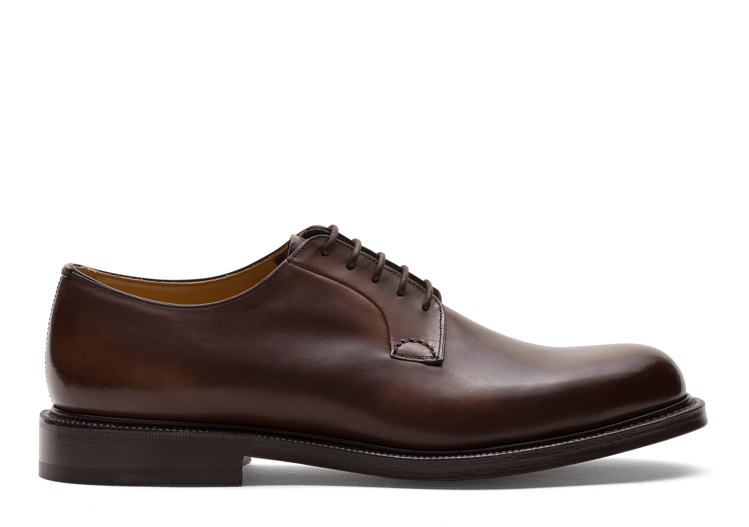 Church Bleached Calfskin Derby, Man, Ebony, Size 11