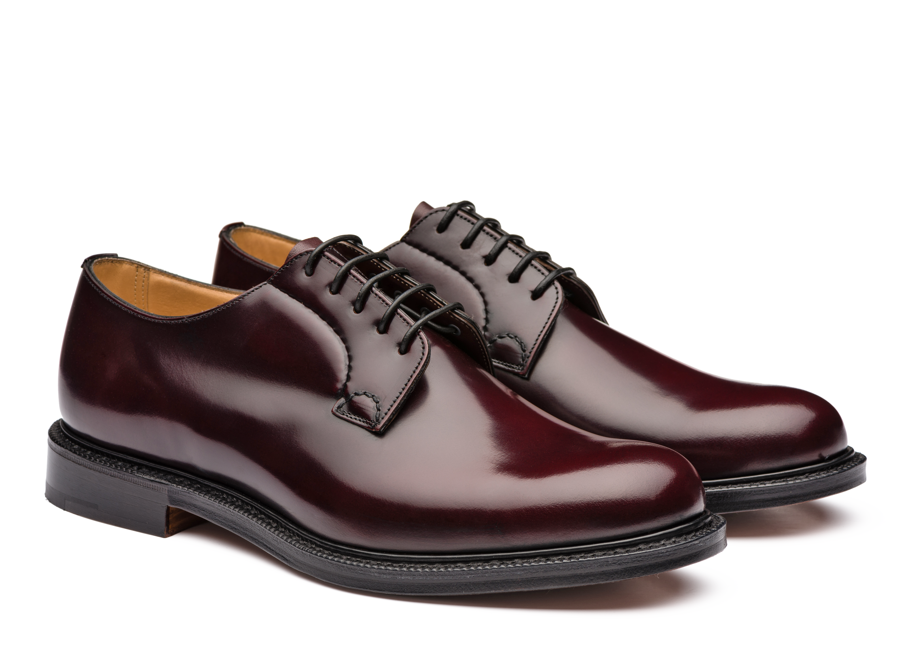 Mens burgundy derby shoes online