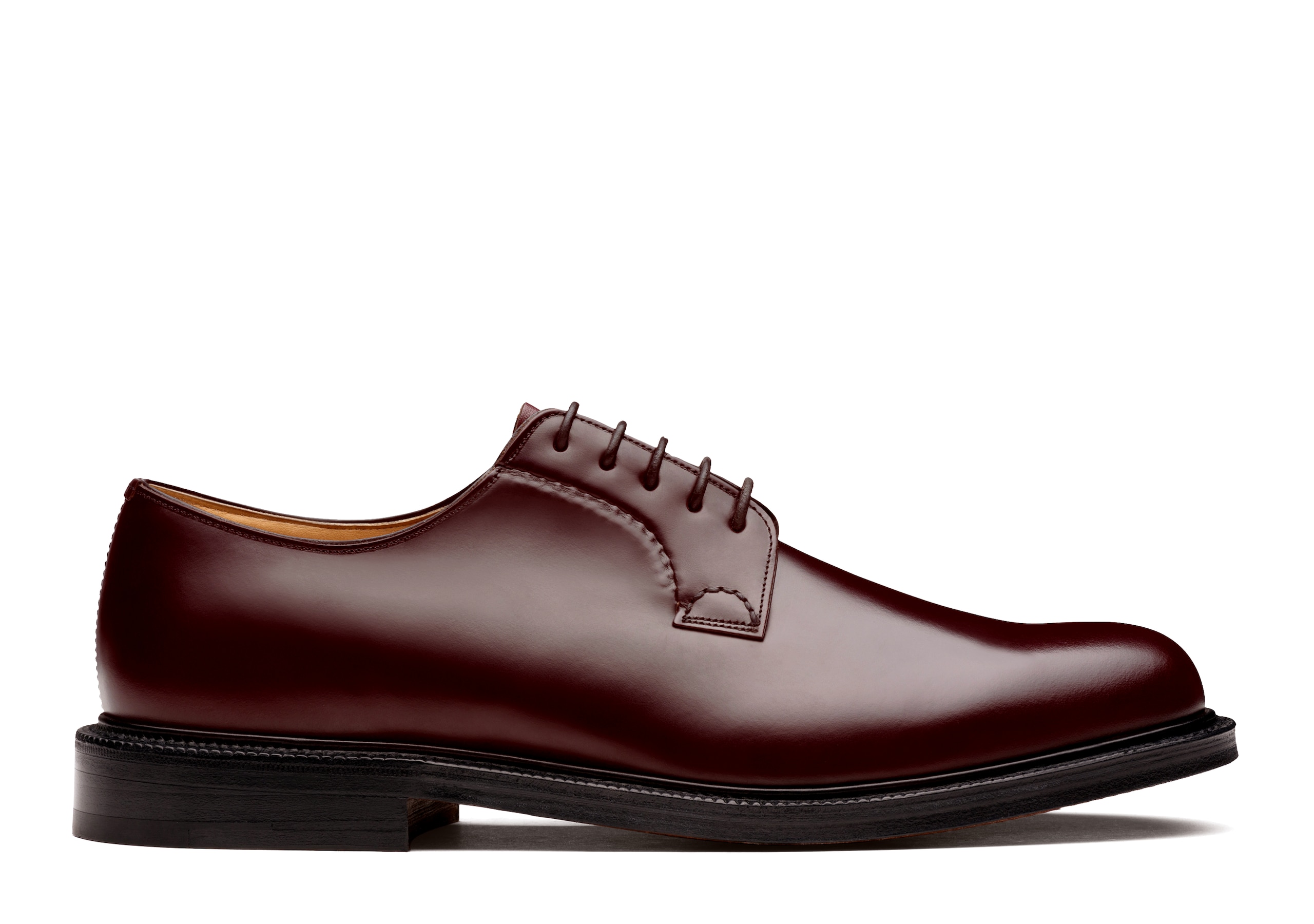 Shannon Church's Polished Binder Derby Burgundy