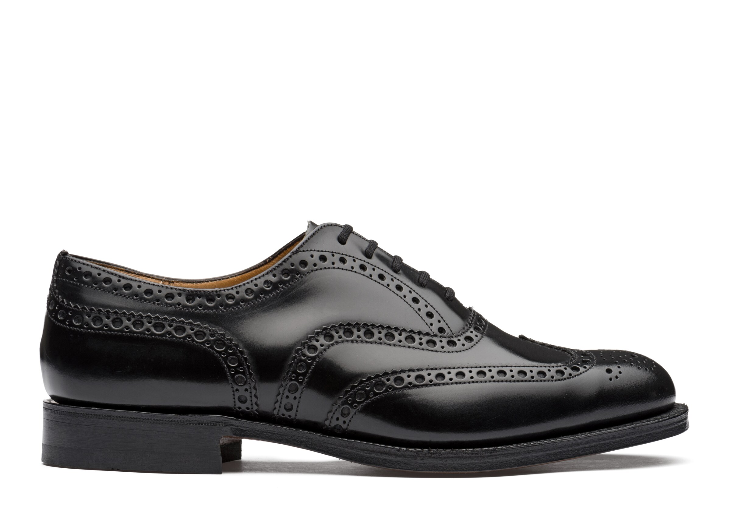 Church Polished Binder Oxford Brogue, Man, Black, Size 5,5